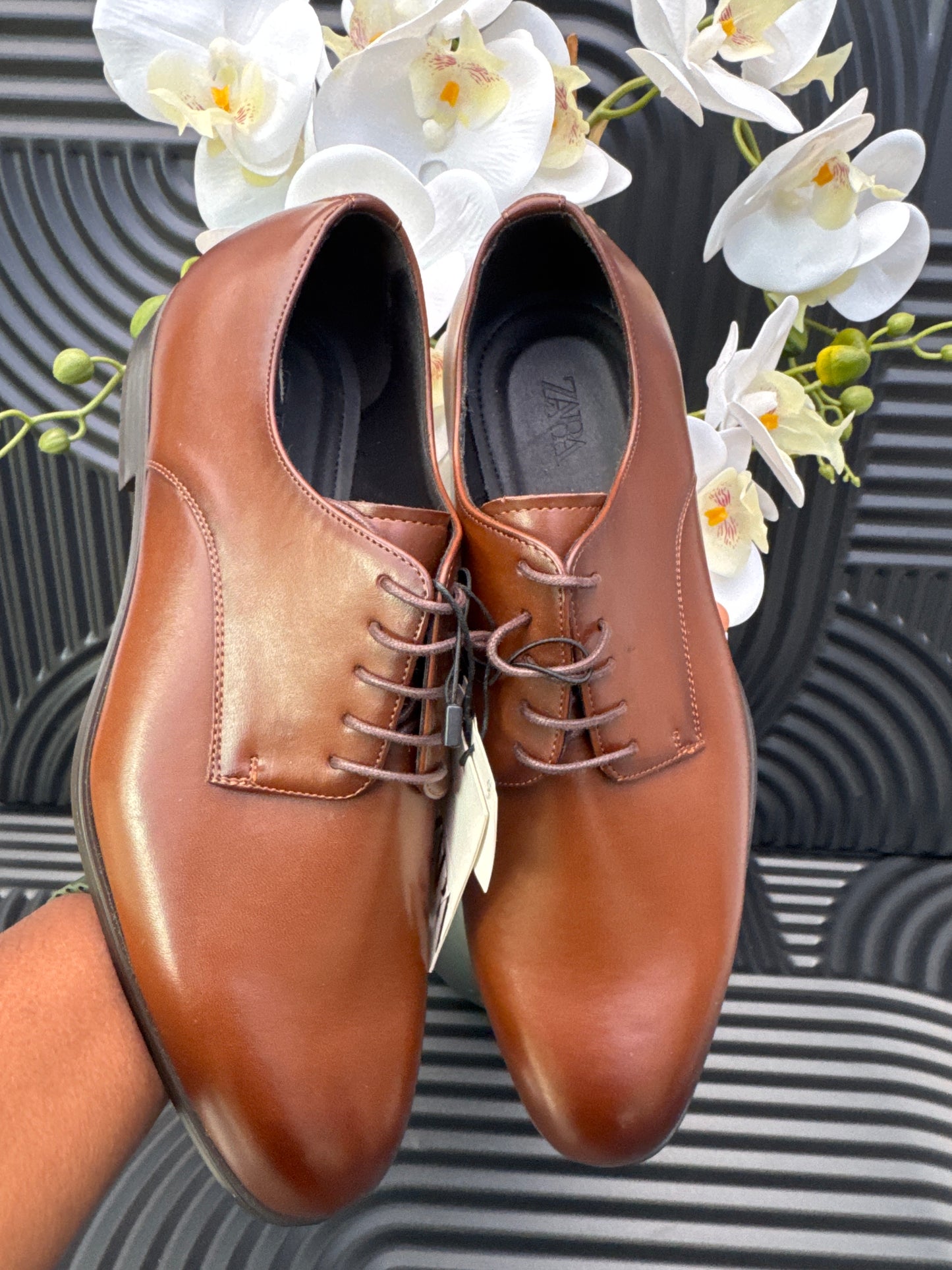 Smart Brown Leather Shoes