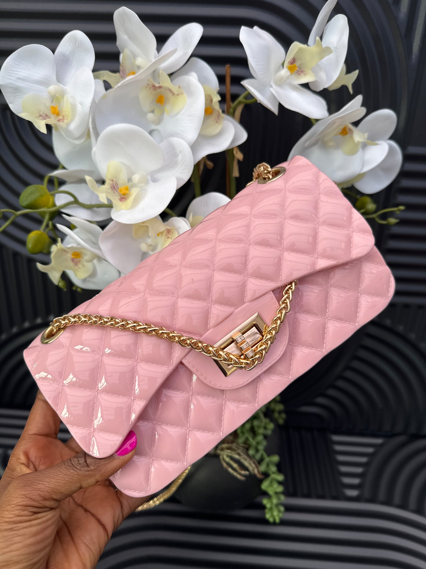 Hard Jelly Pink Bag