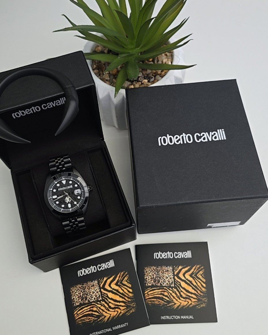 Roberto Cavalli Black Dial Watch