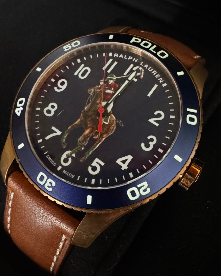 Limited Edition Brown Polo Ralph Lauren Watch