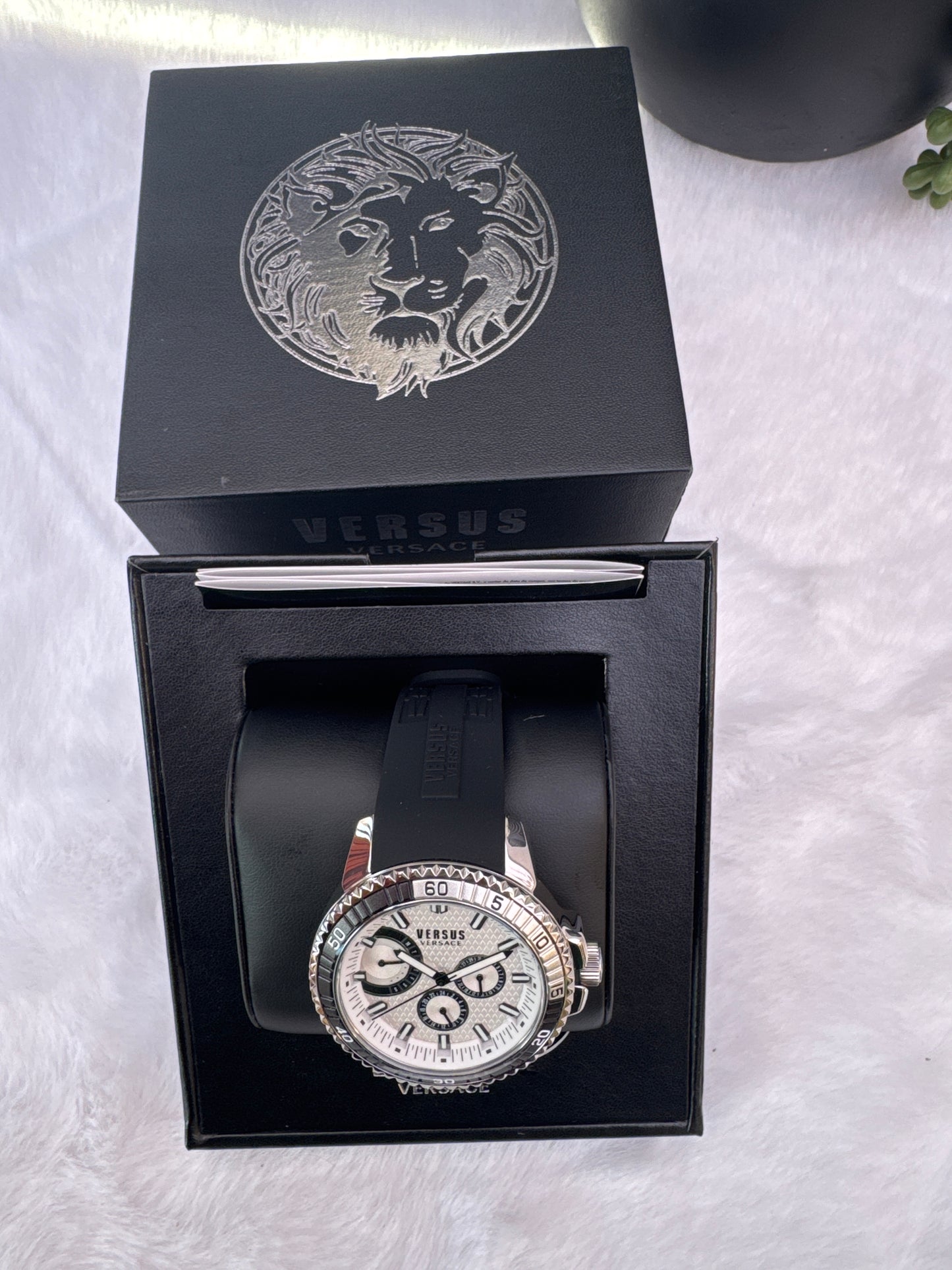 Versus Versace Chronograph Watch with Silicon Strap
