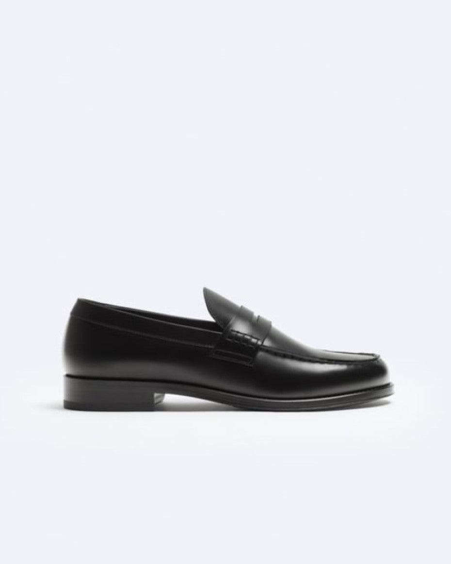 Zara Leather Loafers