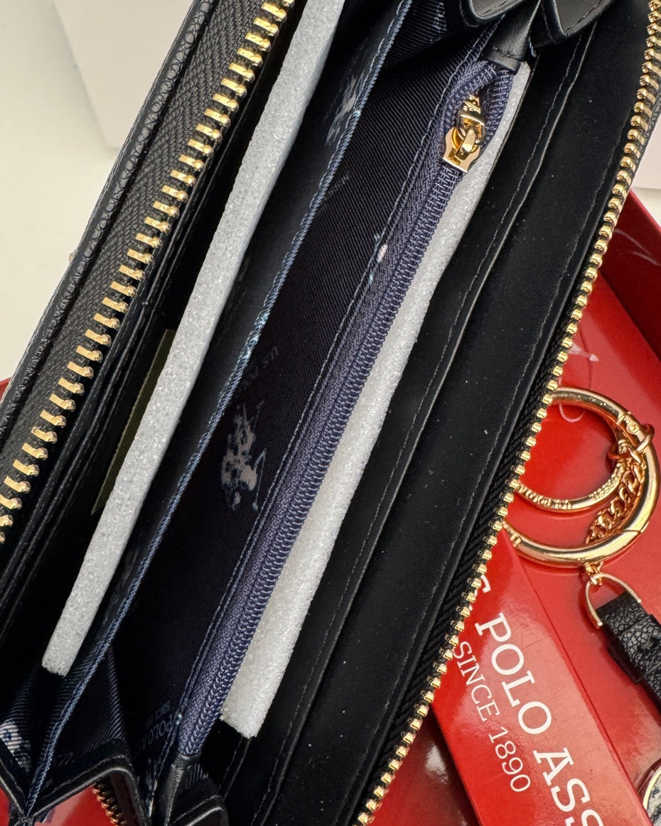 US Polo Assn Wallet and Key Holder Set