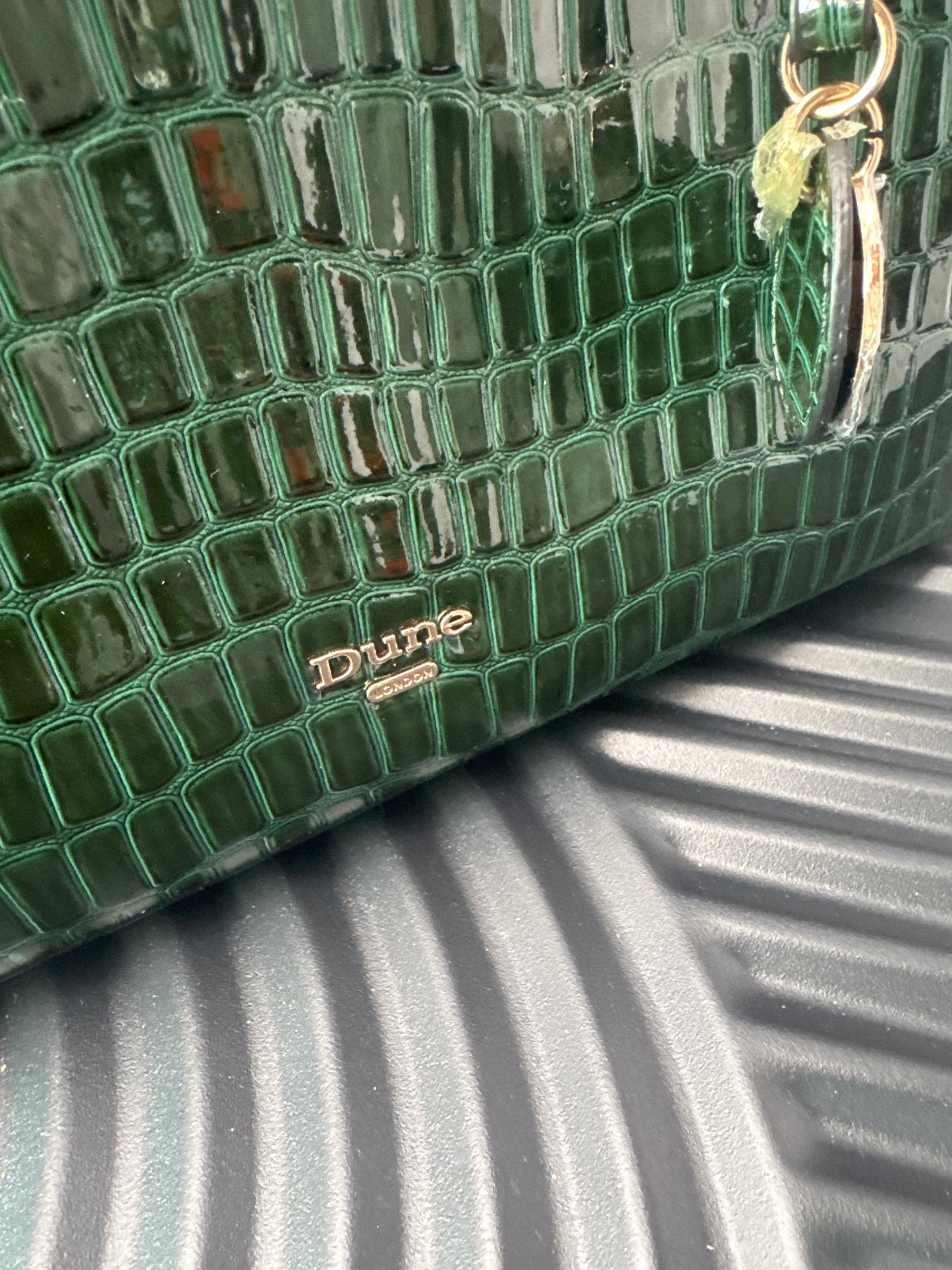 Dune Croc Effect Tote Bag