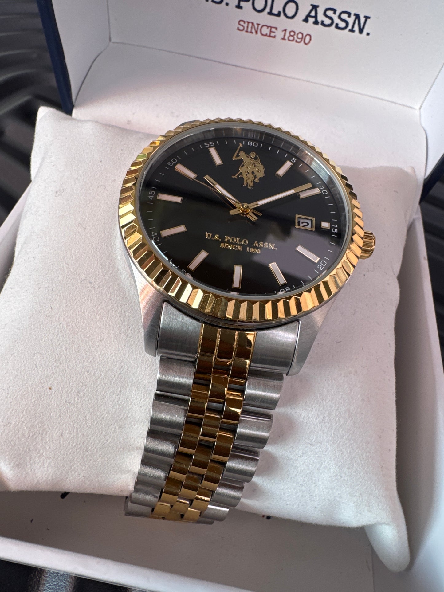 US Polo Two-Tone Watch