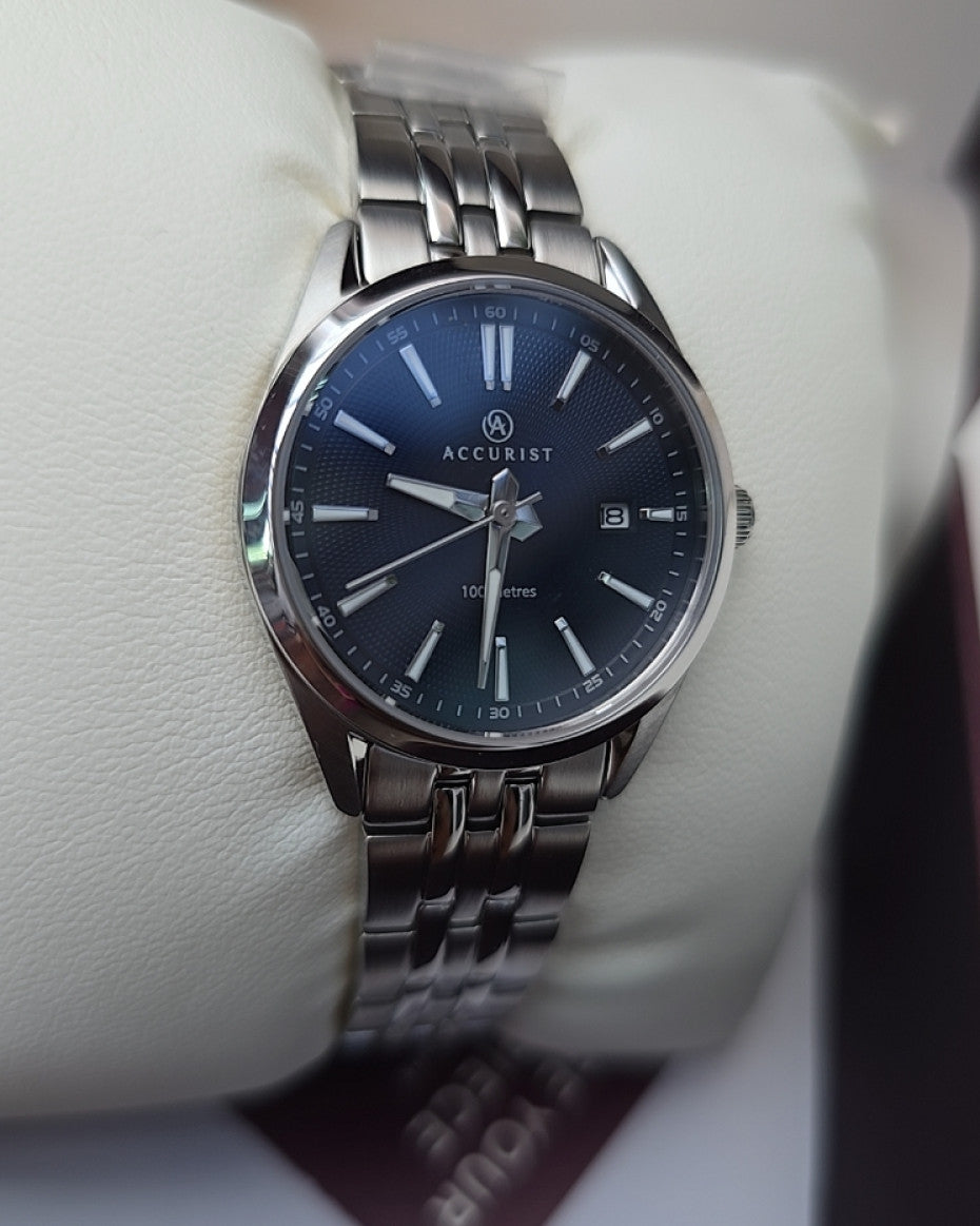 Accurist Ladies Blue Dial Watch
