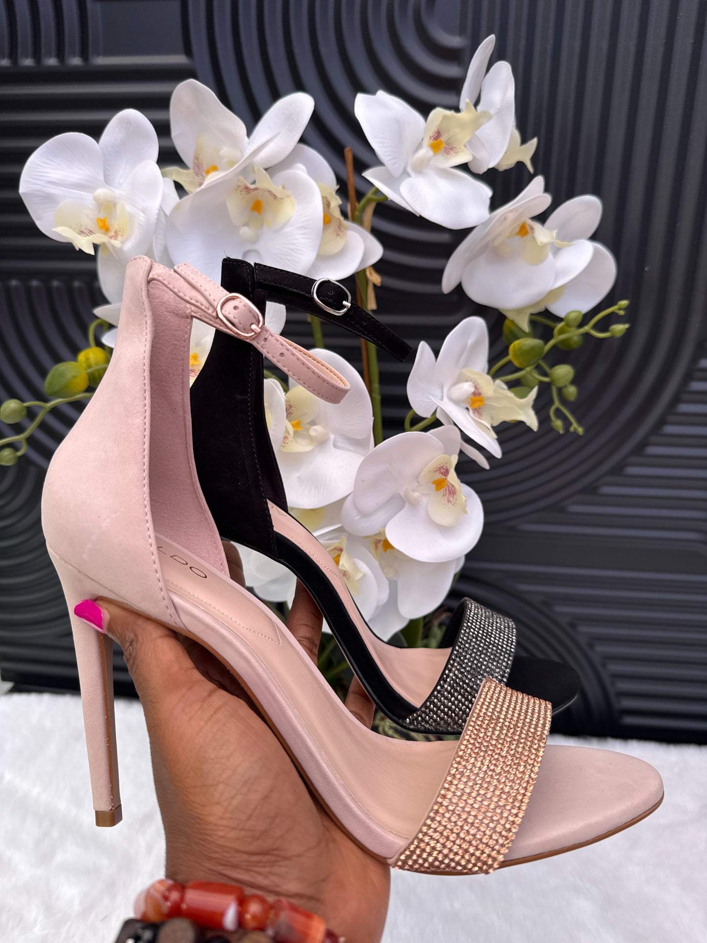 ALDO Leather heeled Sandal