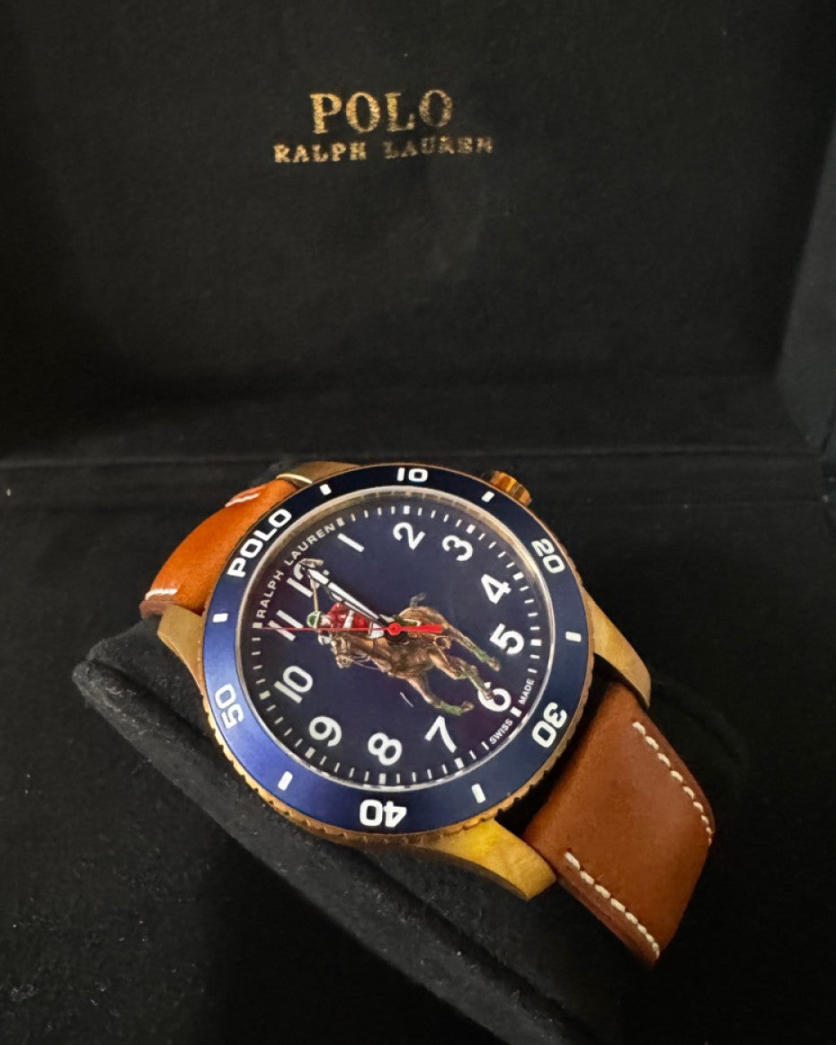 Limited Edition Brown Polo Ralph Lauren Watch