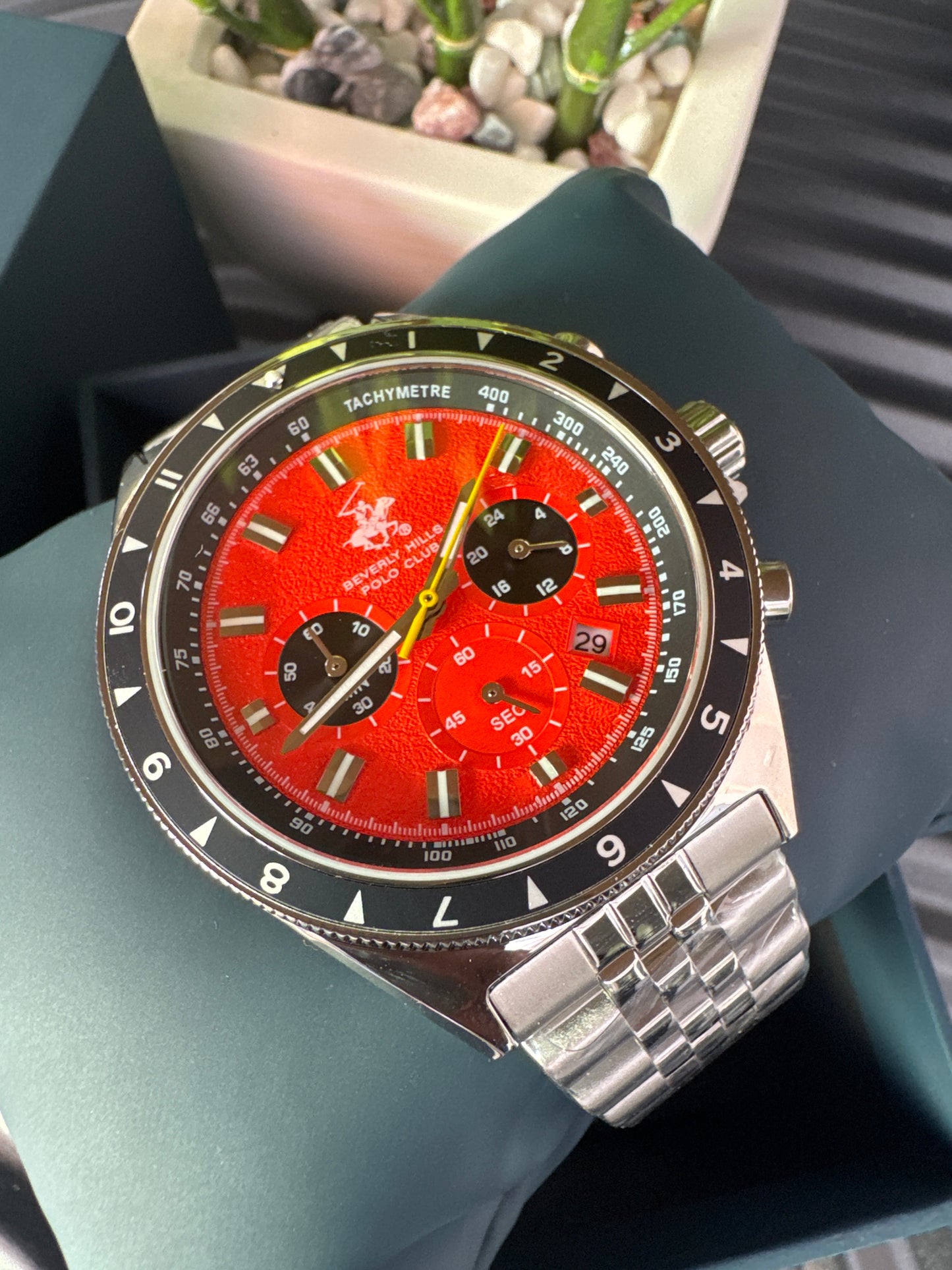 Silver Bracelet Analog Watch