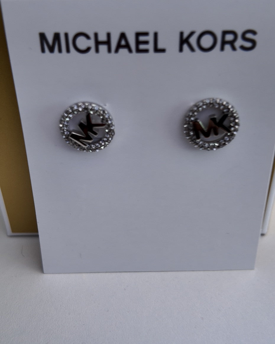 Michael Kors Ladies' Sterling Silver Stud Earrings
