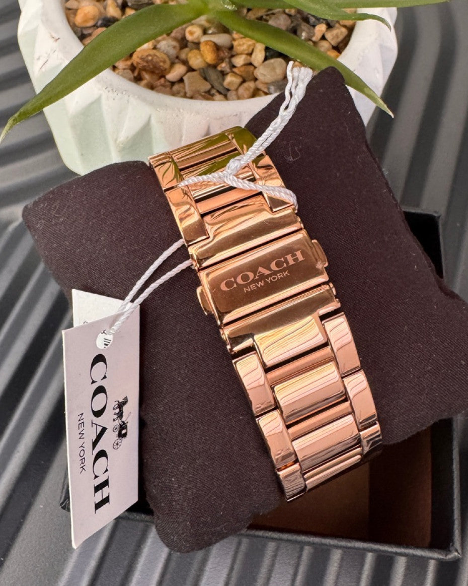 Rose Gold Coach Watch for Ladies