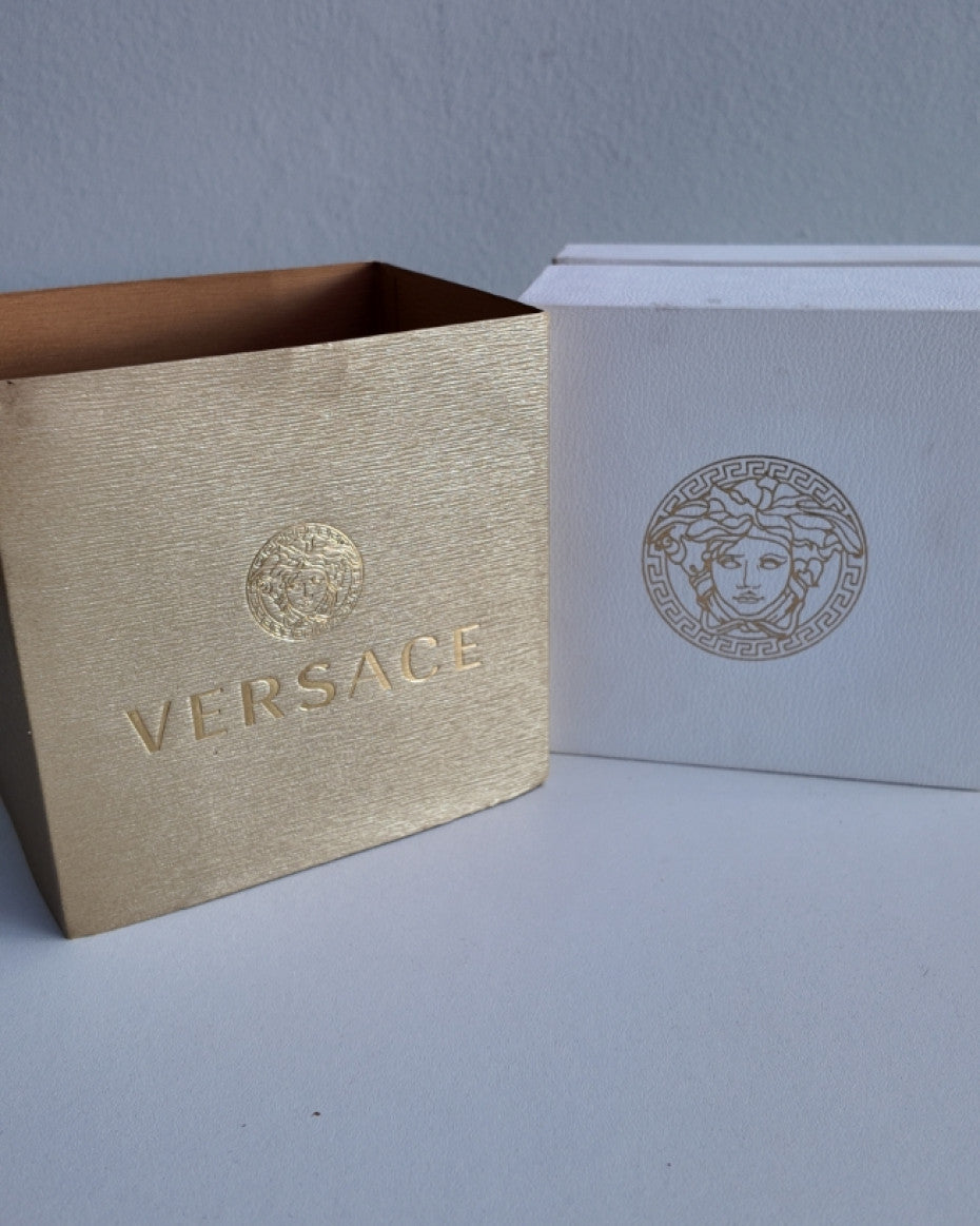 Versace Chronograph Gold and Black Watch