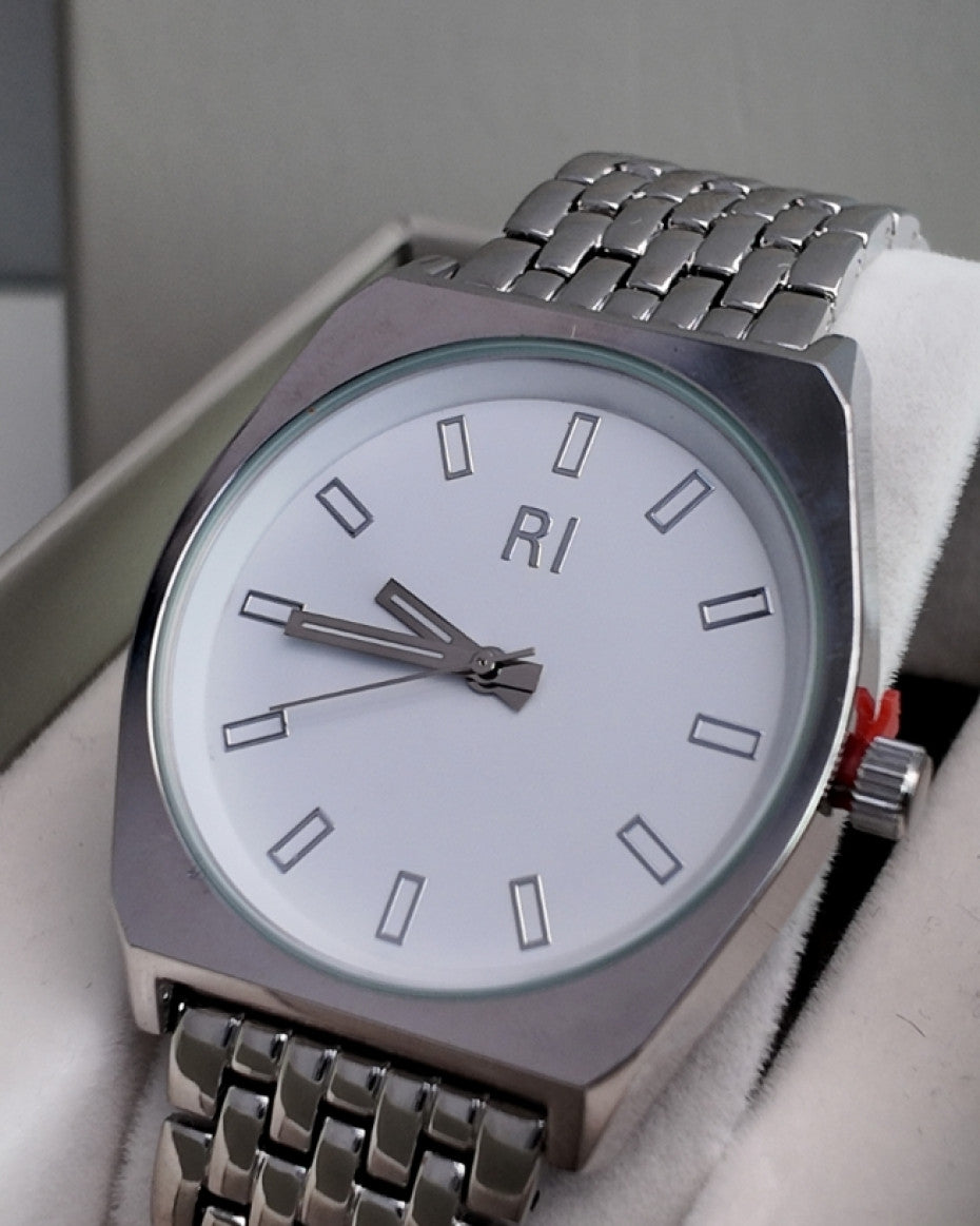 River Island Silver Tone Metal Watch