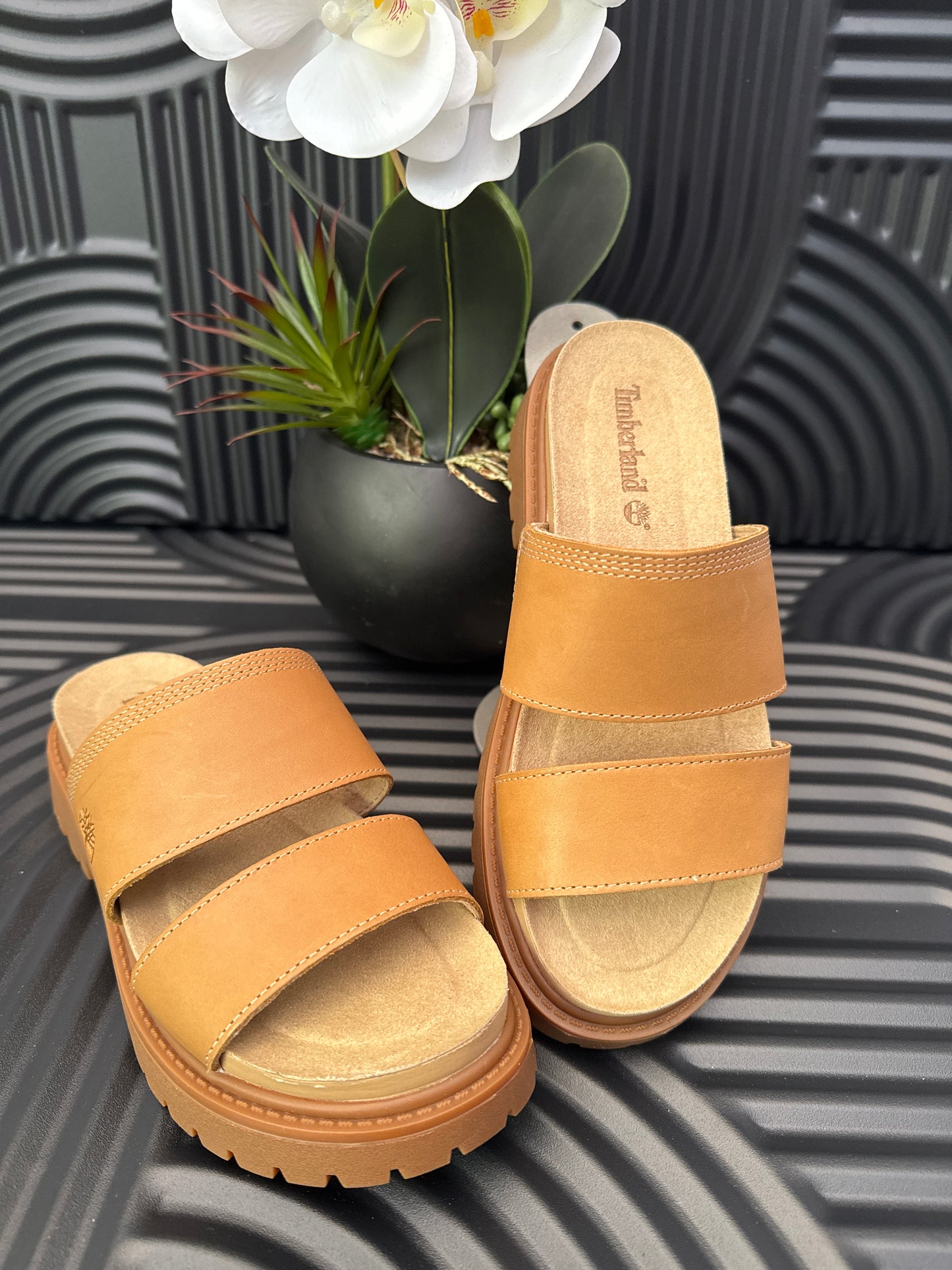 Timberland Slide Sandal for Women in Beige