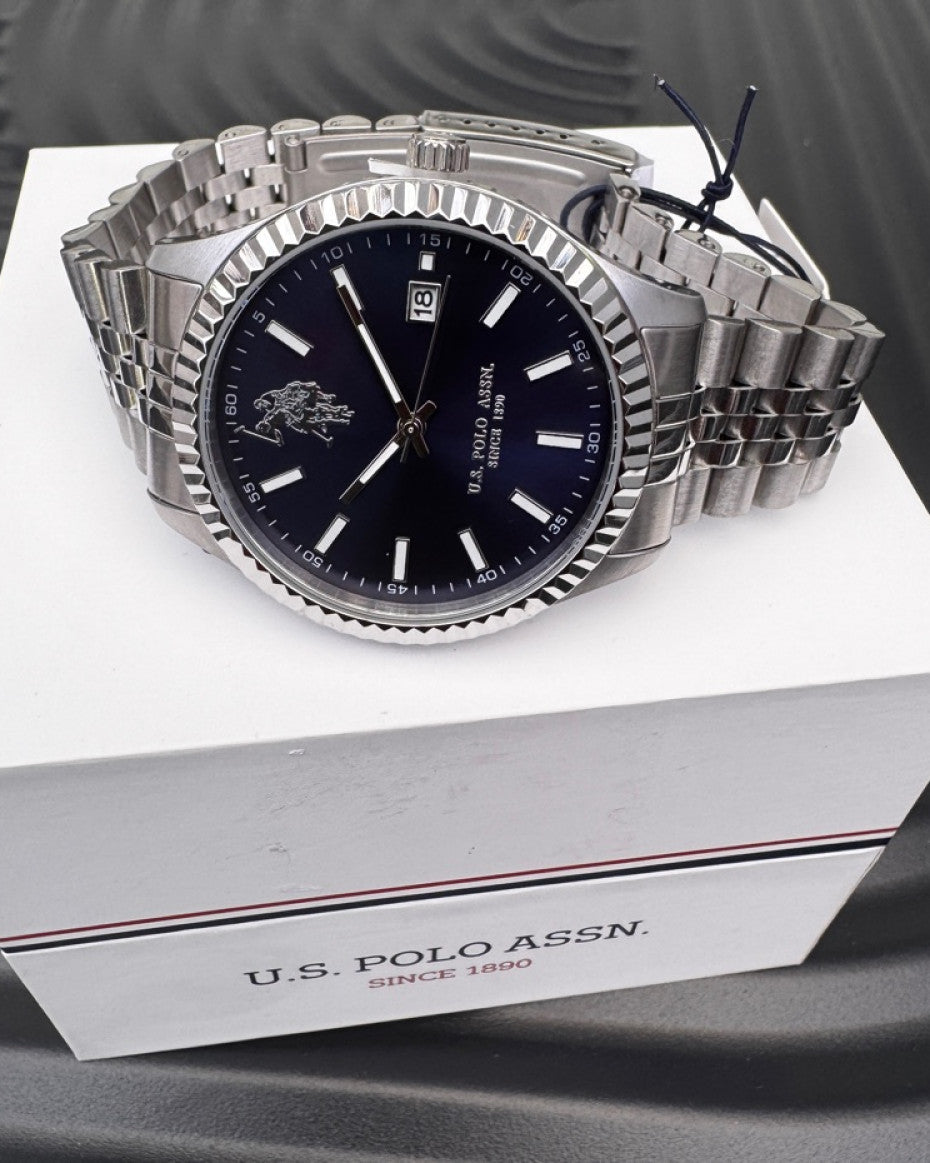 US Polo Assn Dark Blue UNISEX Stainless Steel Watch