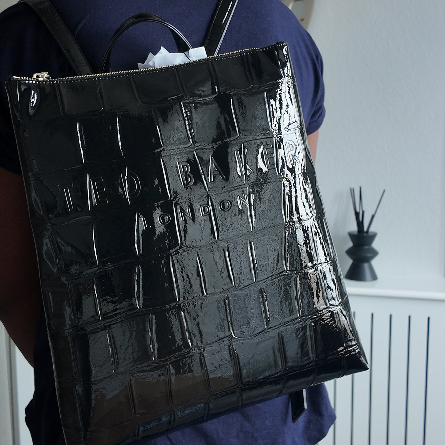 Leather Icon Backpack
