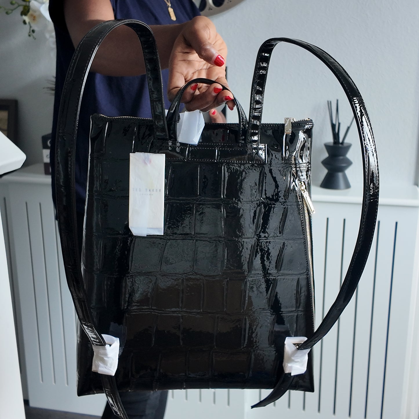Leather Icon Backpack