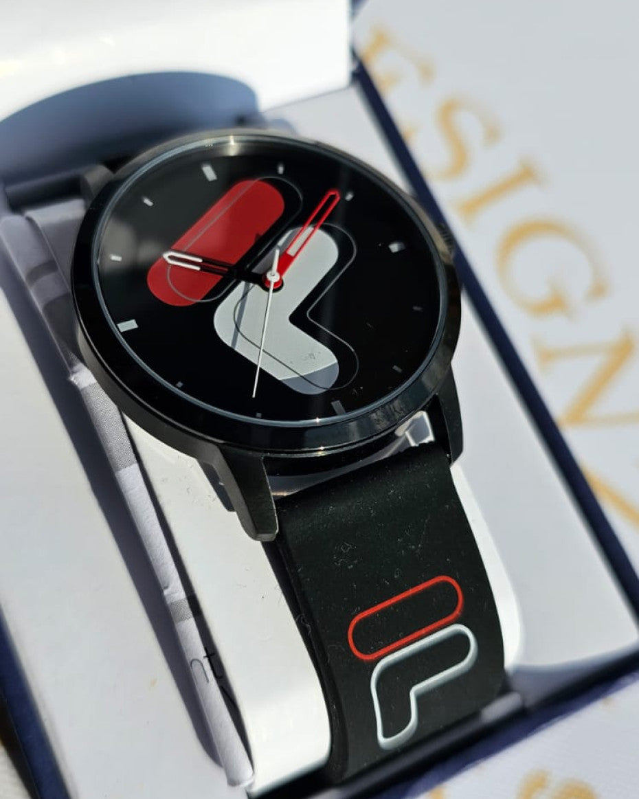 Black Logo Watch