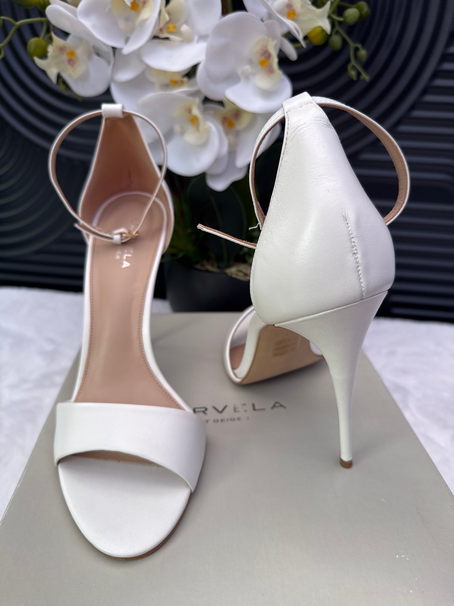 Leather Ankle Strap Sandal