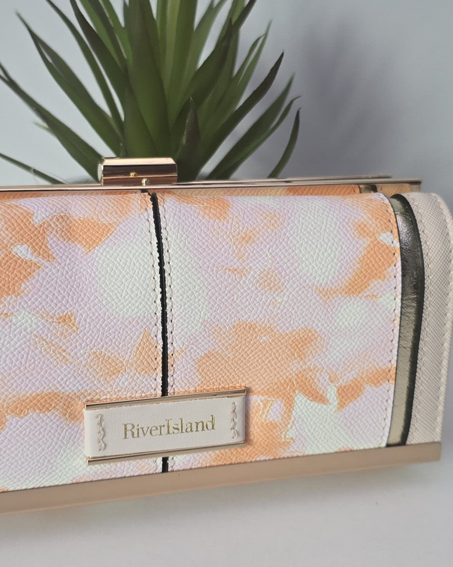 Floral Clip Top Purse