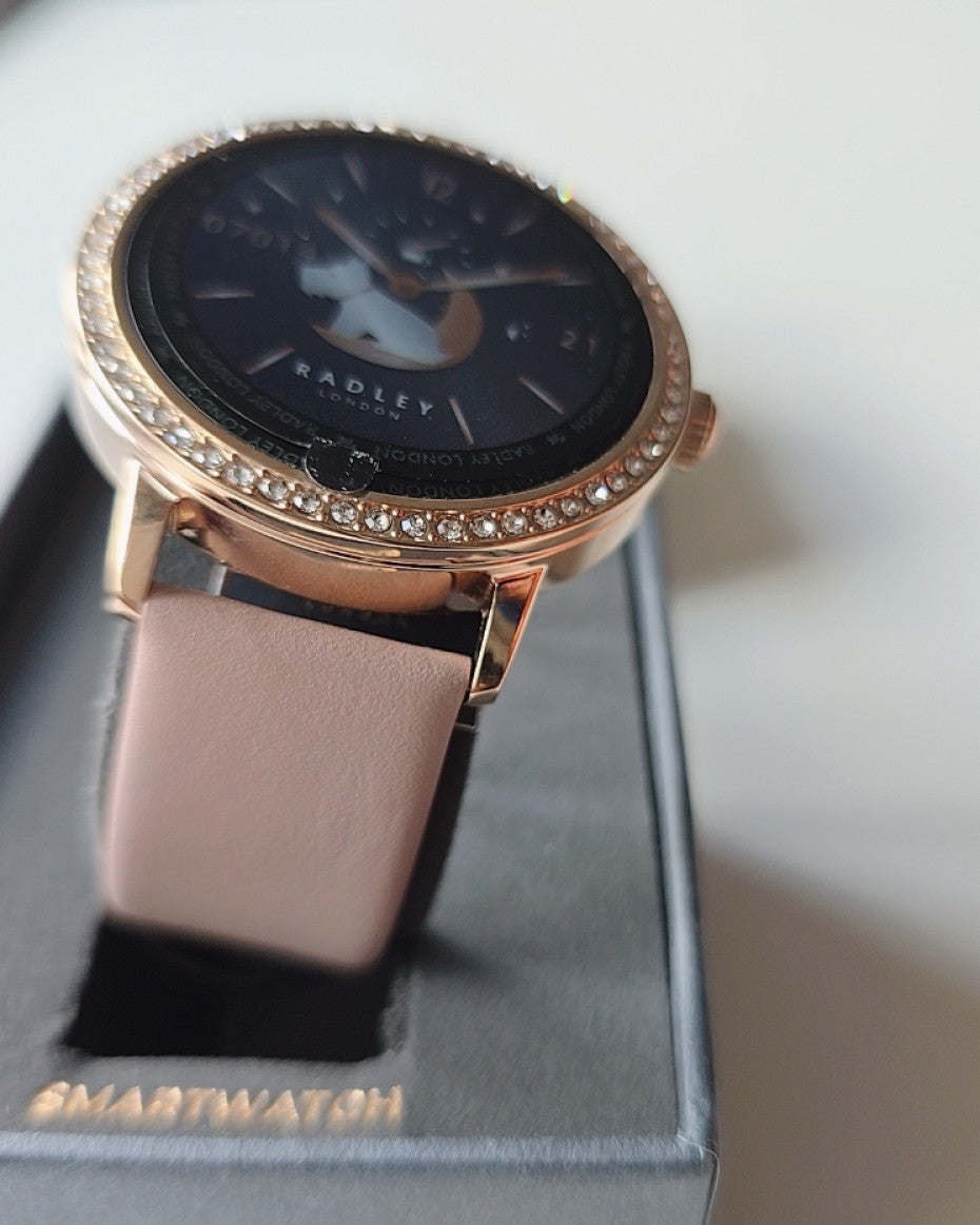 Radley London Ladies Smart Watch with Interchangeable Navy Strap