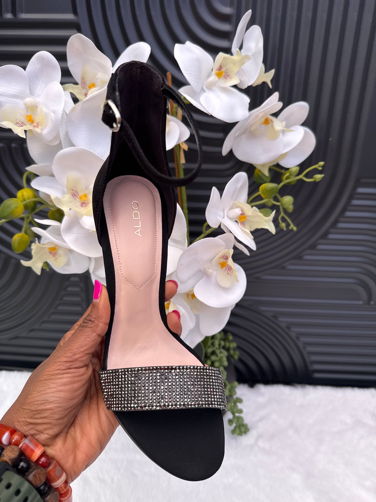 ALDO Leather heeled Sandal