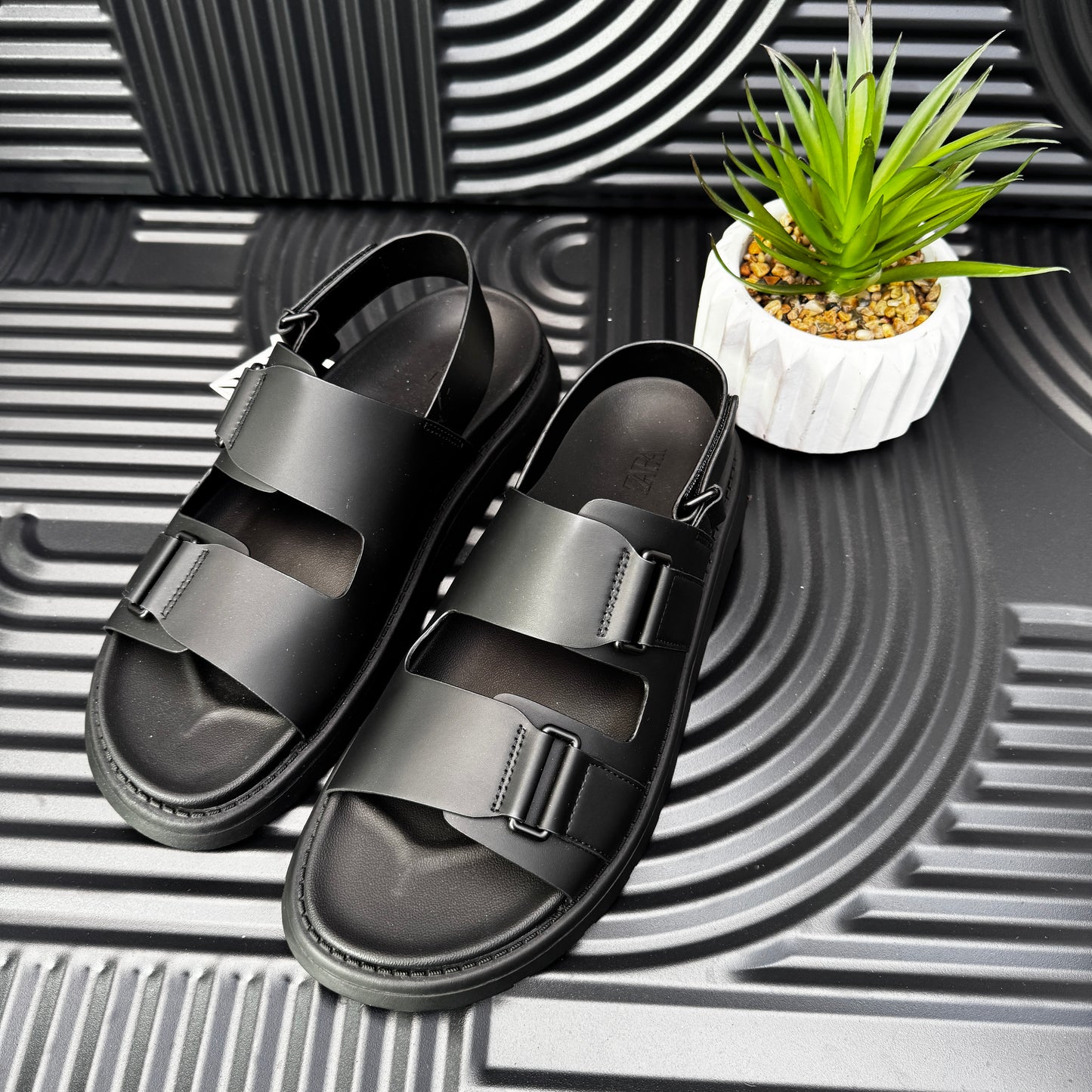 Zara Double-Strap Sandals