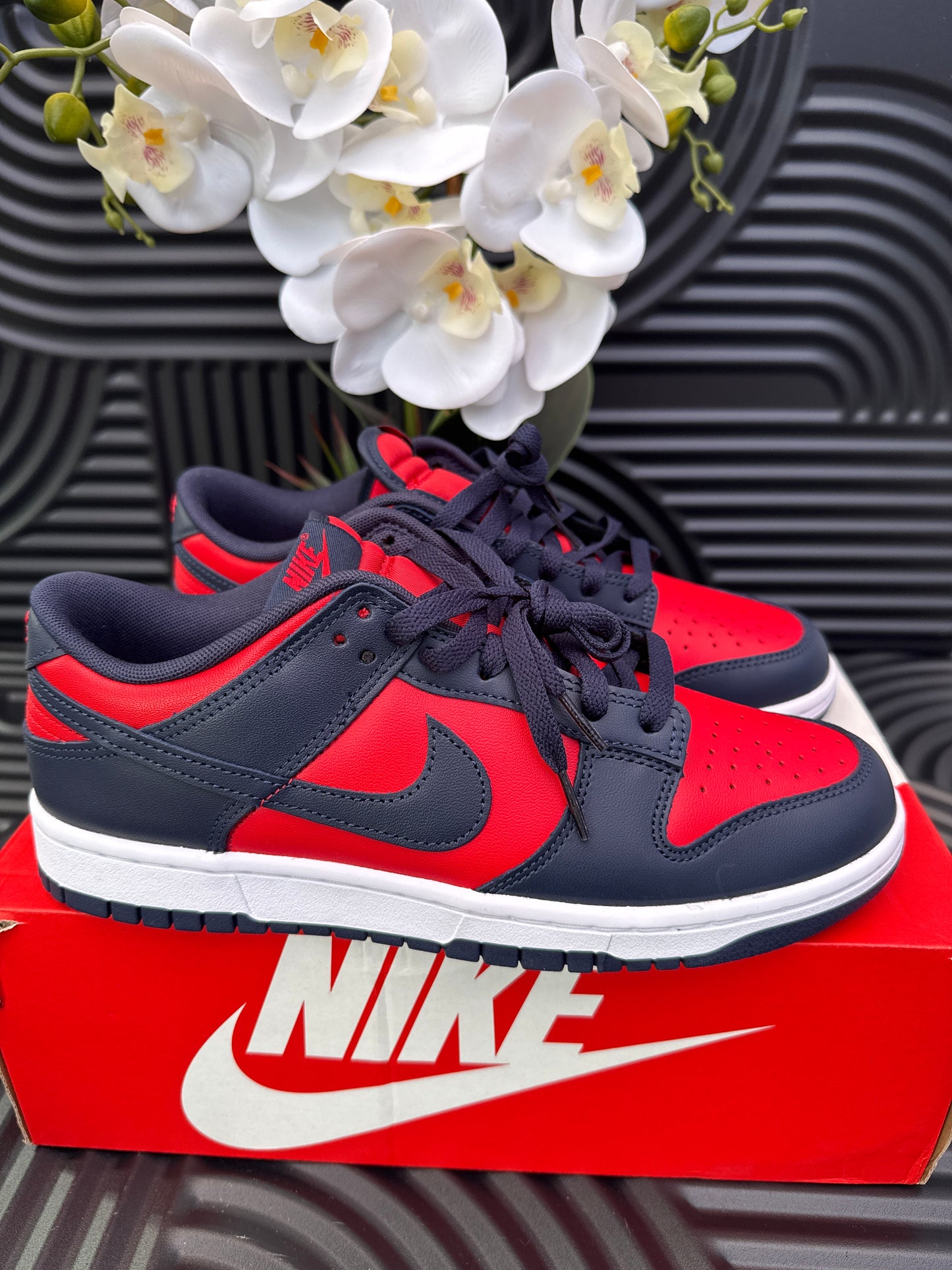 NIKE Sneakers in Red and Blue