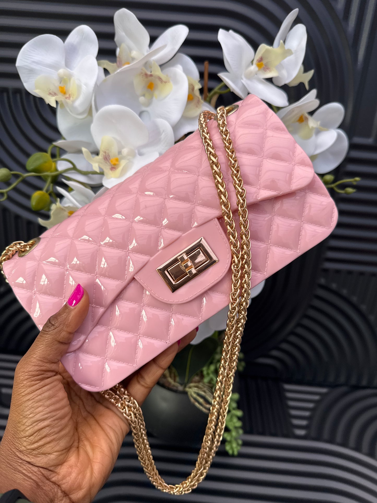 Hard Jelly Pink Bag