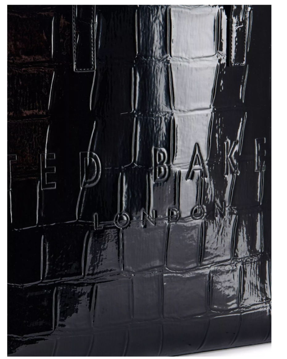 Ted Baker Croc Effect XL Icon Bag