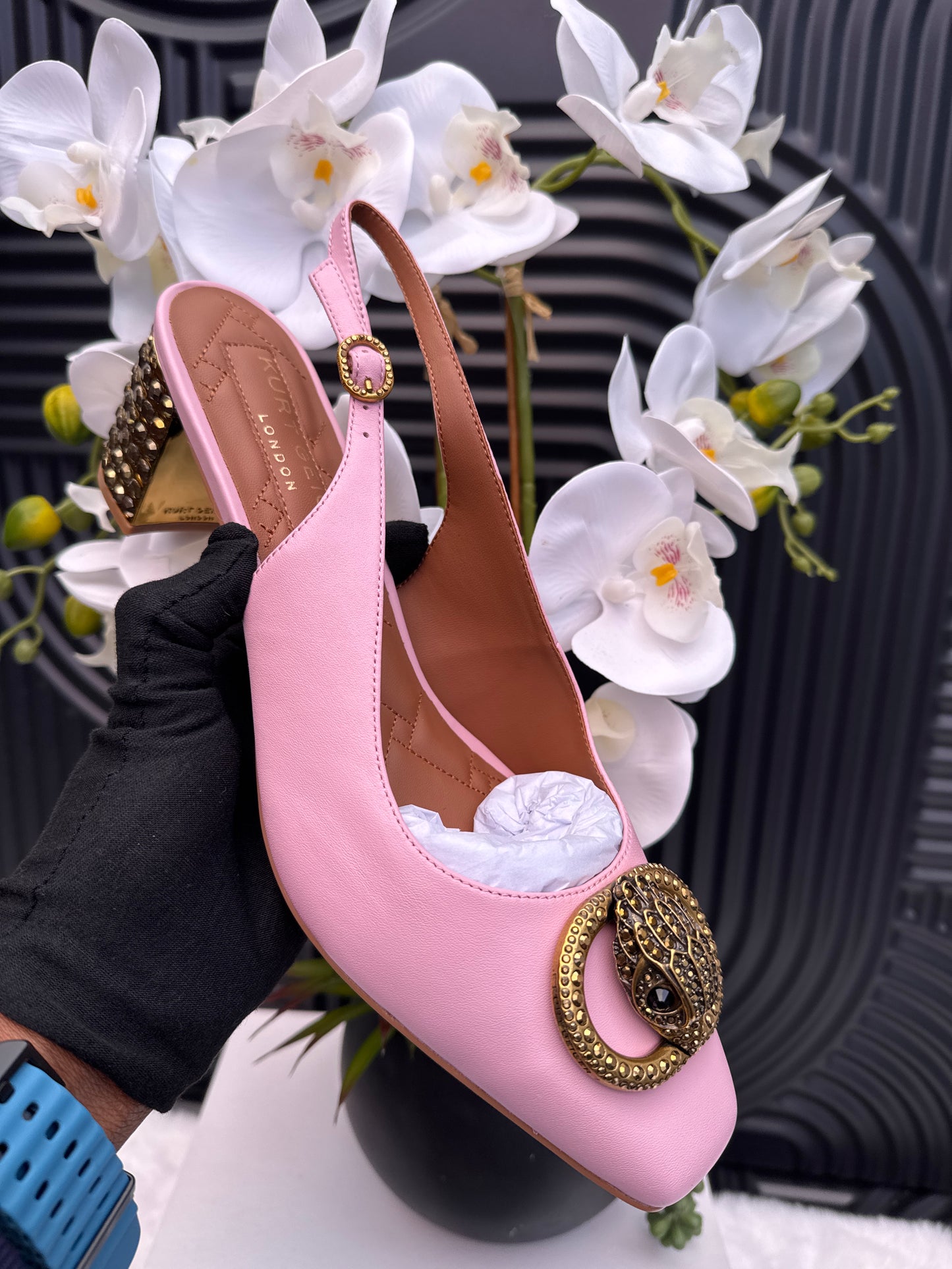 Kurt Geiger KG Block Heel Sandal - Authentic Retail Product
