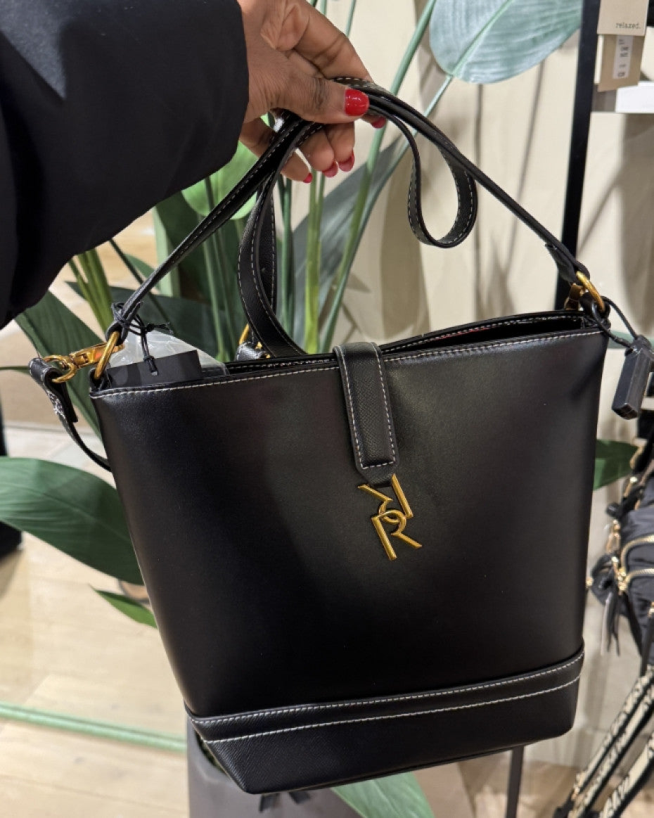 Black RI Bucket Bag