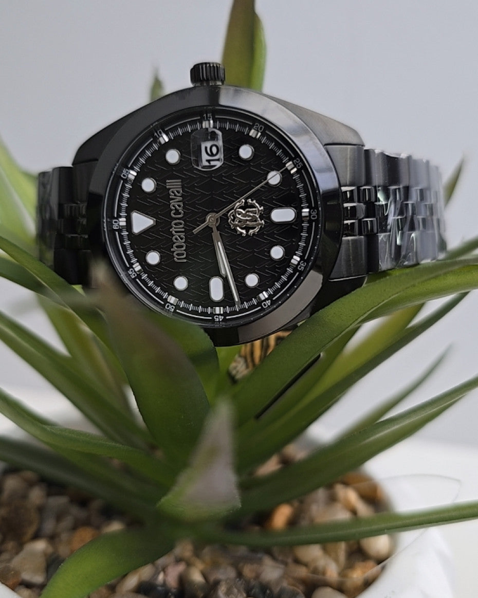 Roberto Cavalli Black Dial Watch