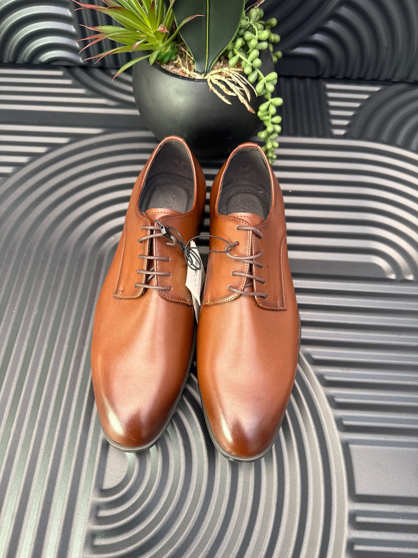 Smart Brown Leather Shoes