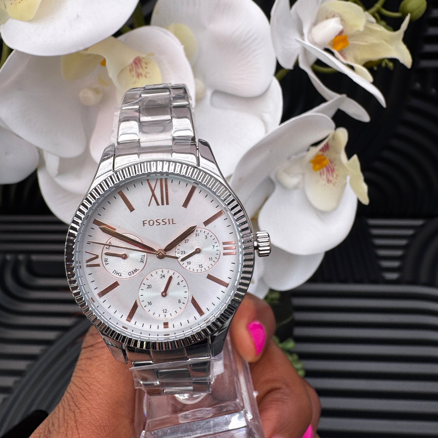 Fossil Multifunction Stainless Steel Watch for Ladies