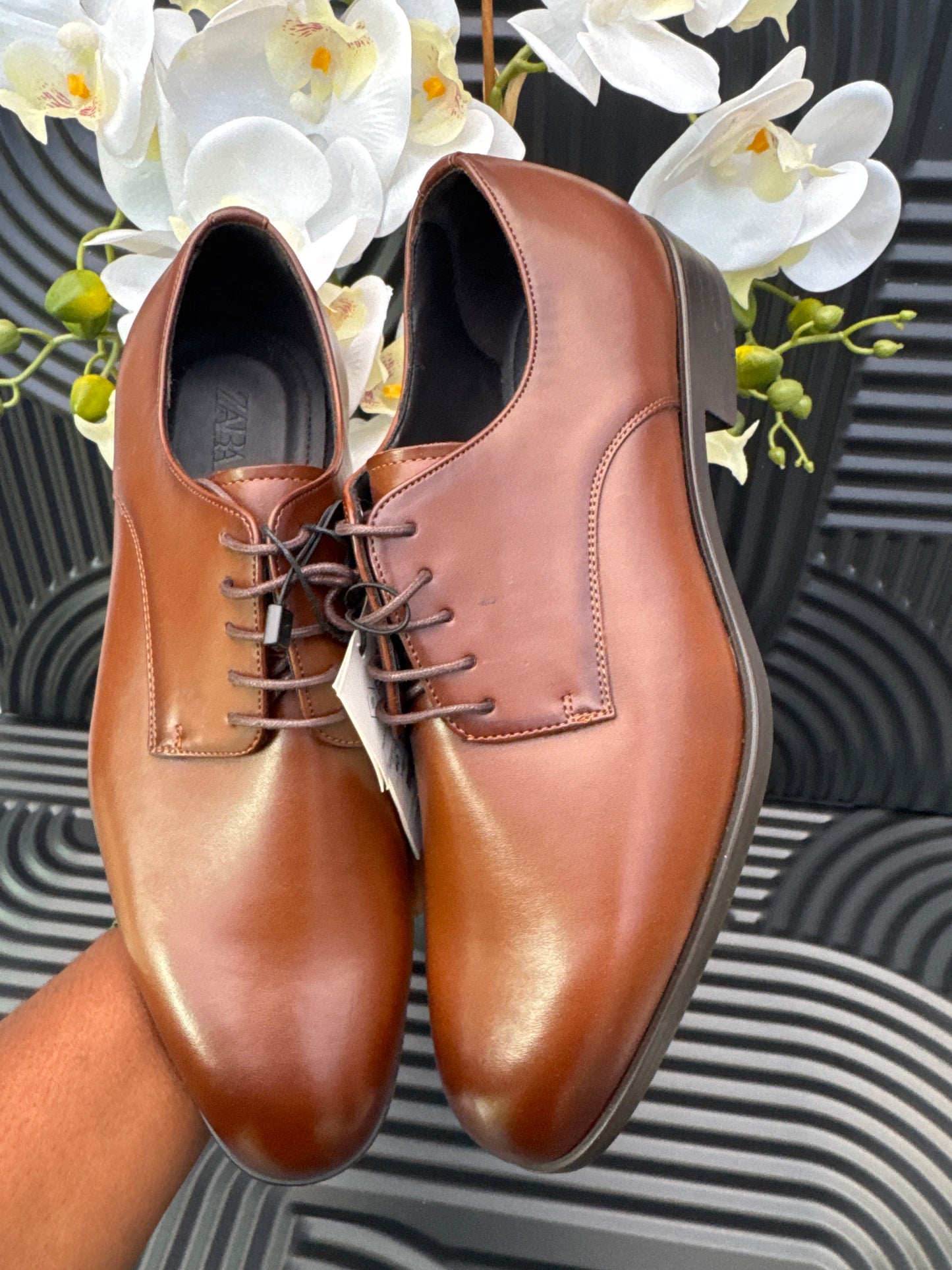 Smart Brown Leather Shoes