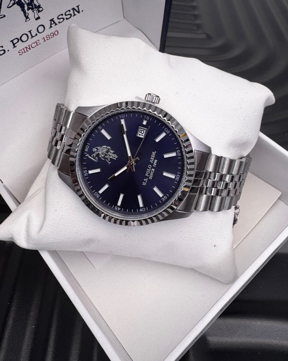 US Polo Assn Dark Blue UNISEX Stainless Steel Watch