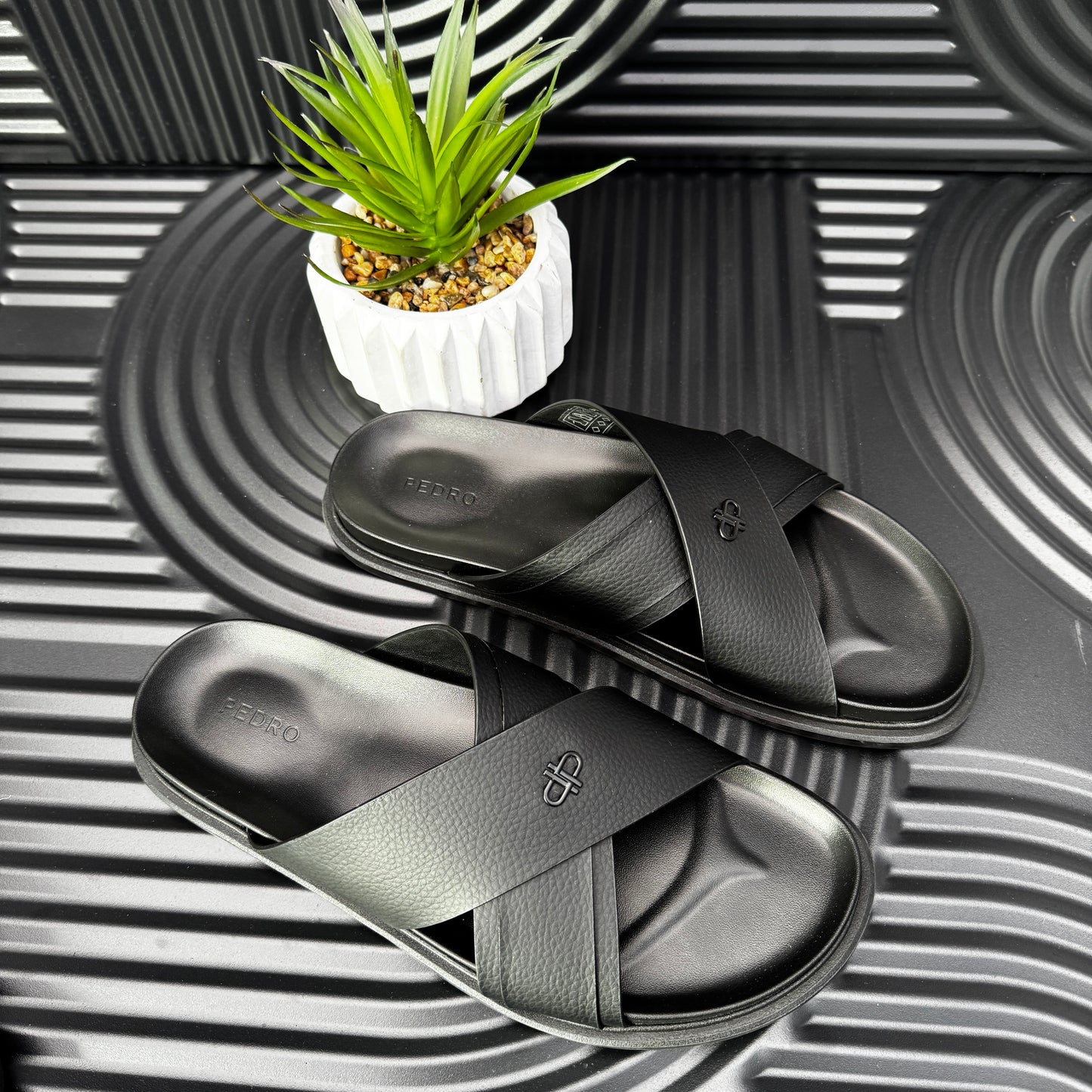 Cross Strap Sandals for Men