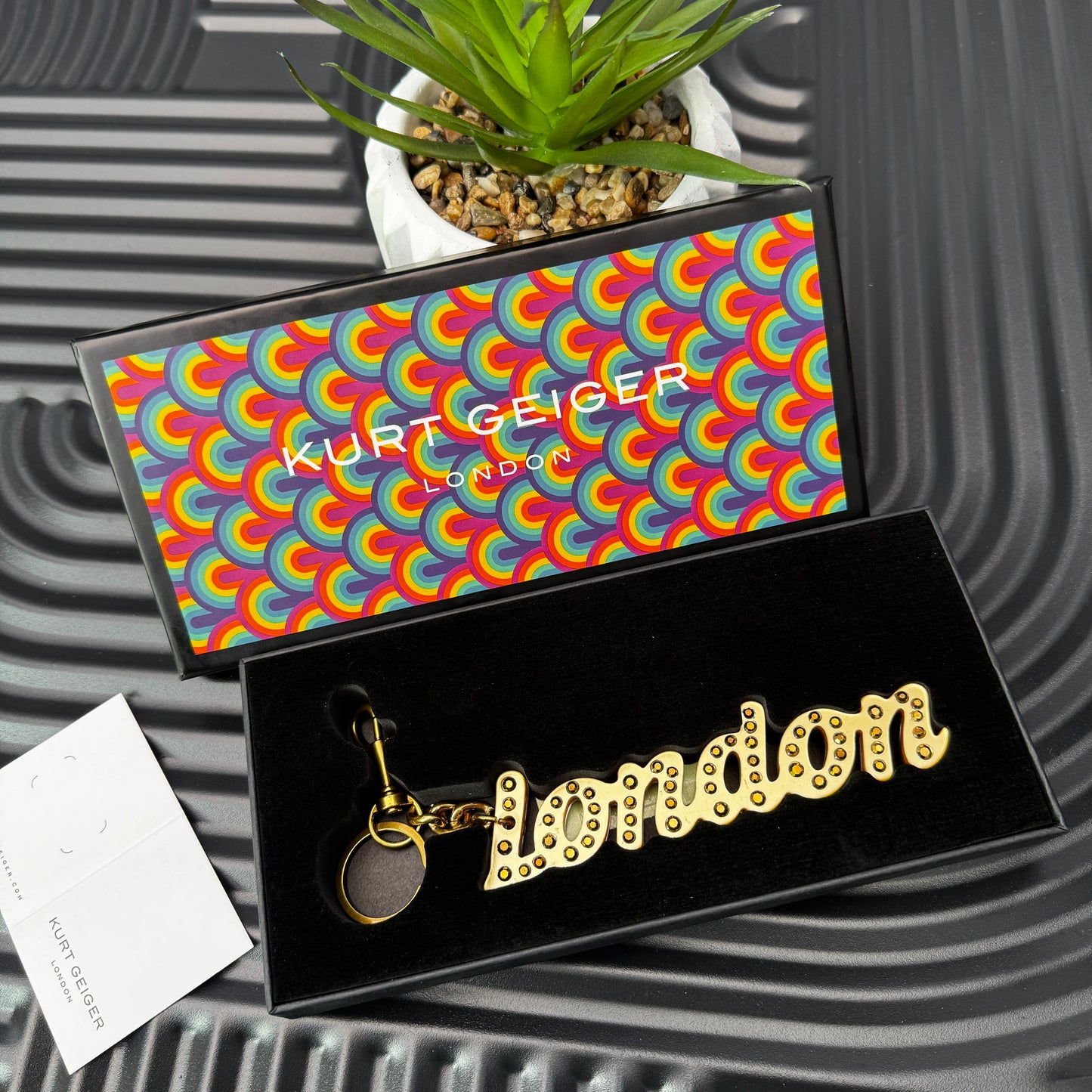 KG London Key ring Bag Charm