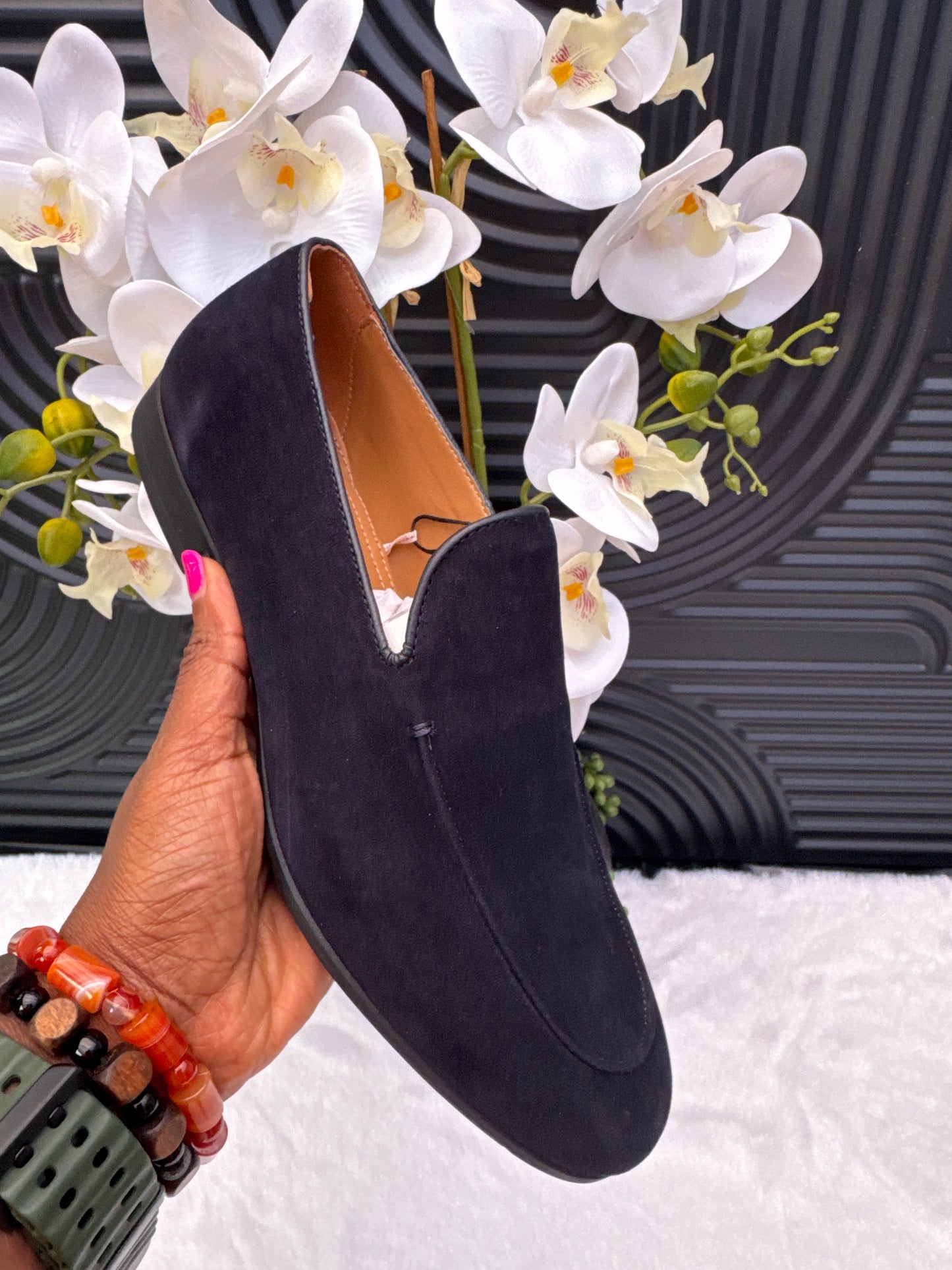 Zara Navy Blue Loafers for men