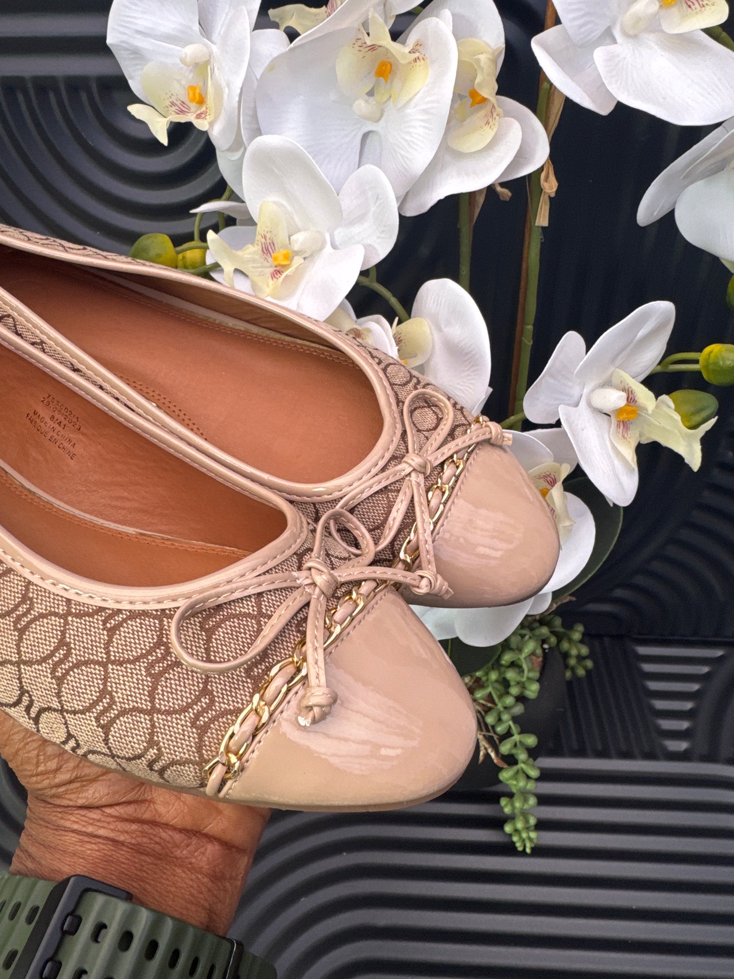 Monogram Bow Ballet Shoes