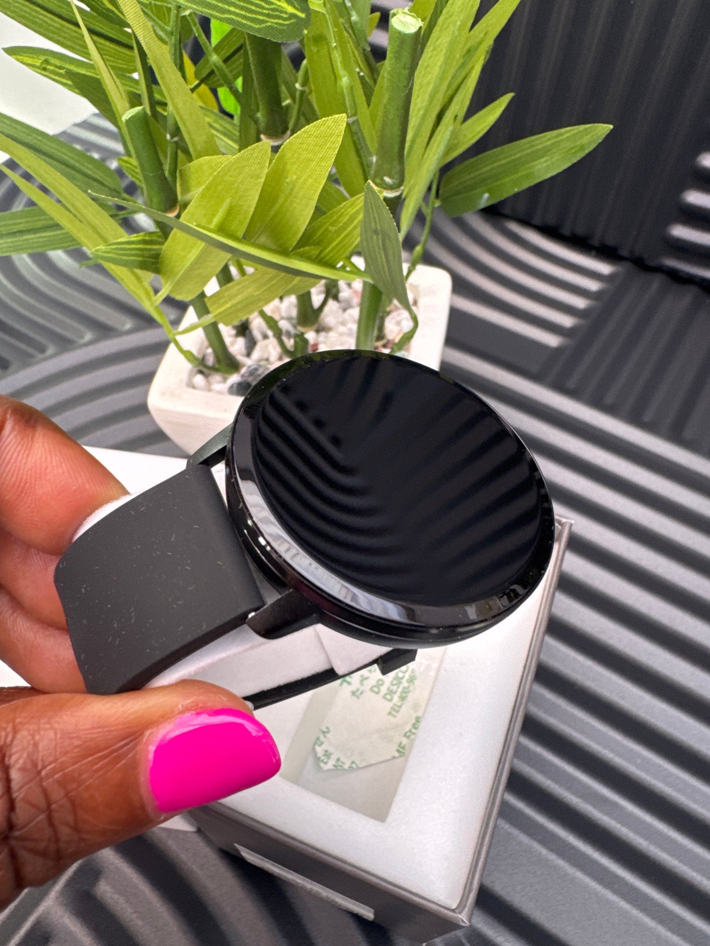 Unisex Black Smart Watch
