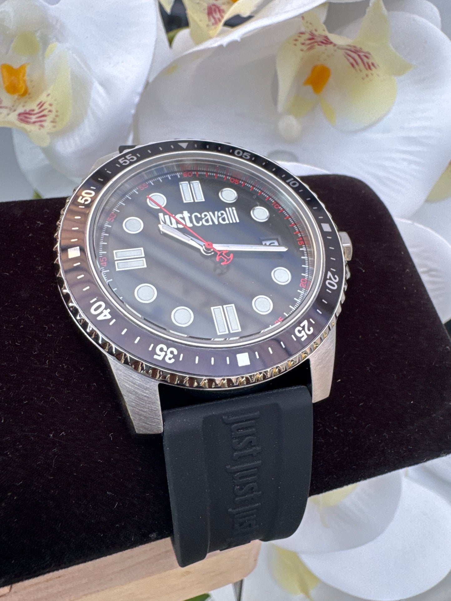 Just Cavalli Silicon Strap Watch