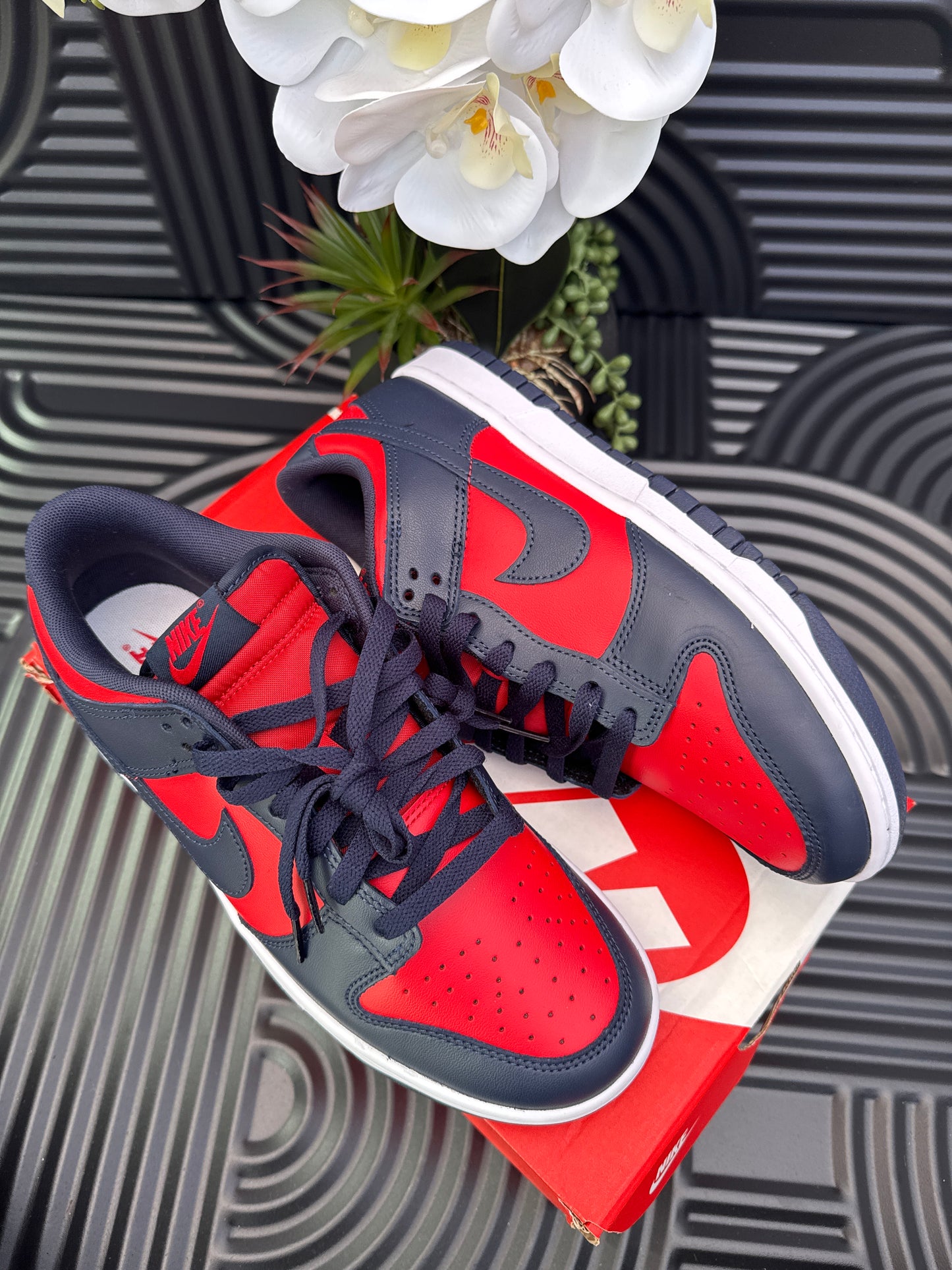 NIKE Sneakers in Red and Blue
