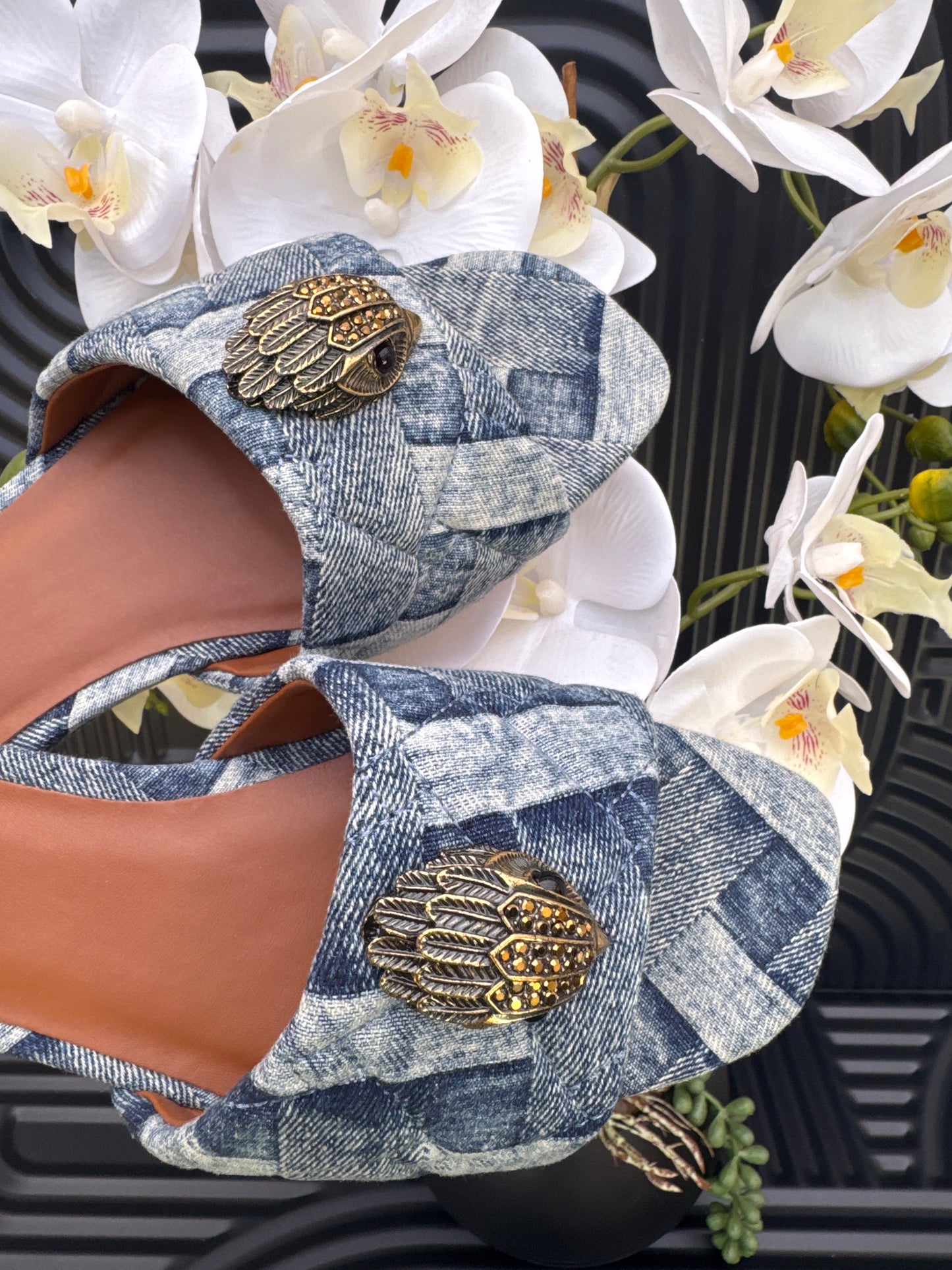 KG Denim Flat Sandal