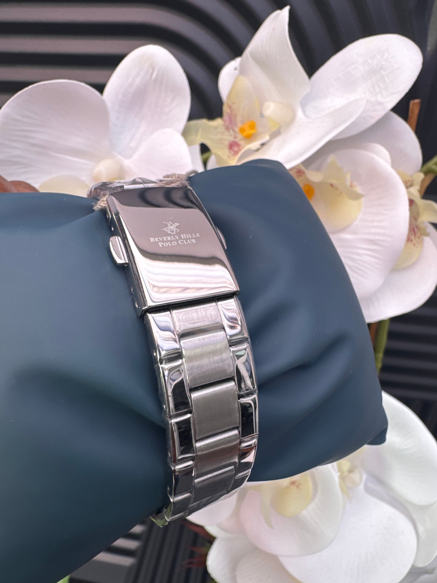 Beverly Hills Polo Club Multi-Function Silver Watch for Ladies