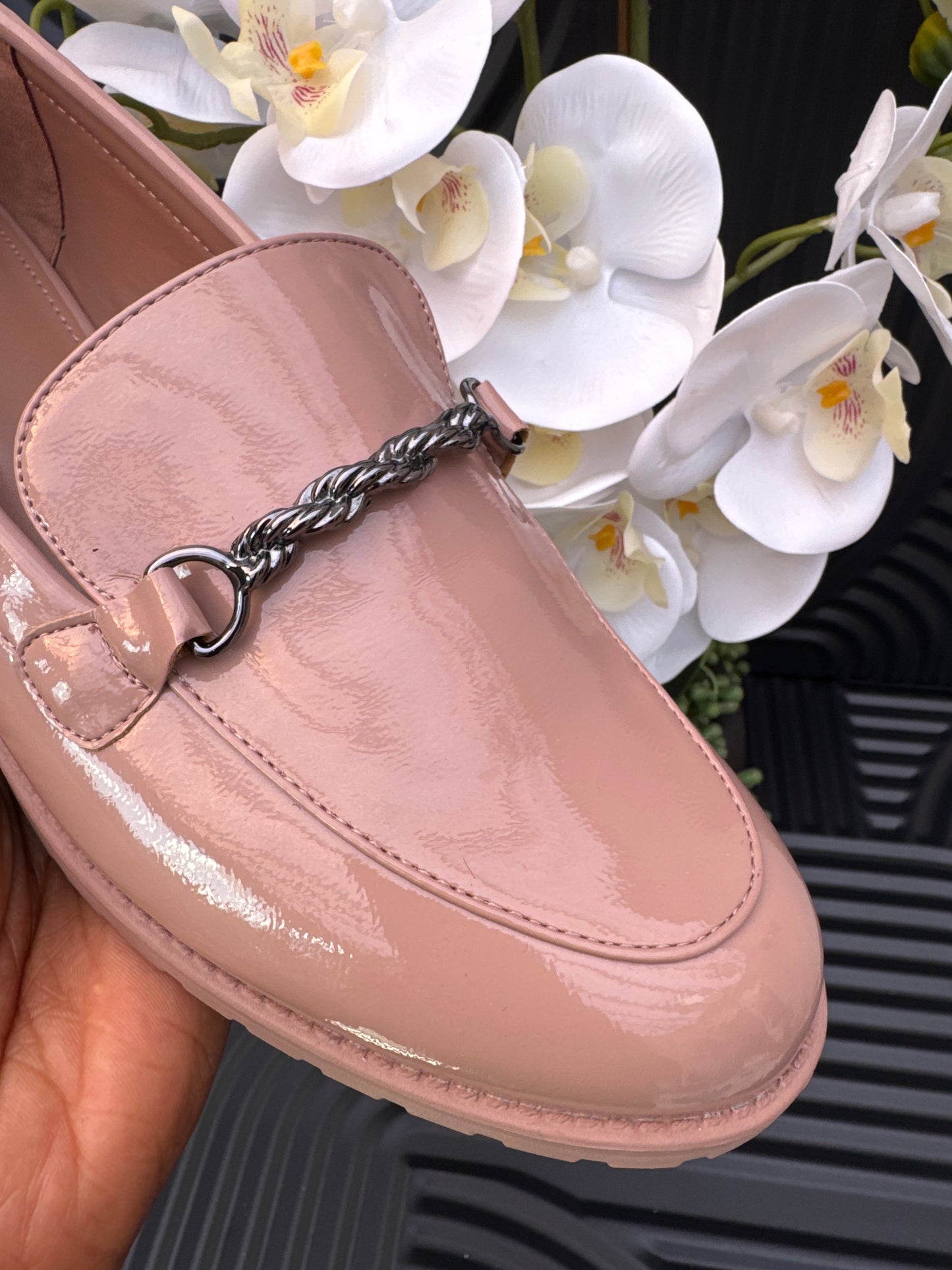 Patent Leather Loafers ladies