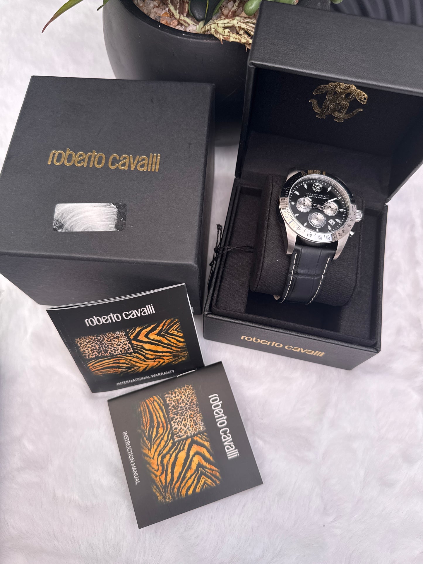 Roberto Cavalli Classic Quartz Black Watch
