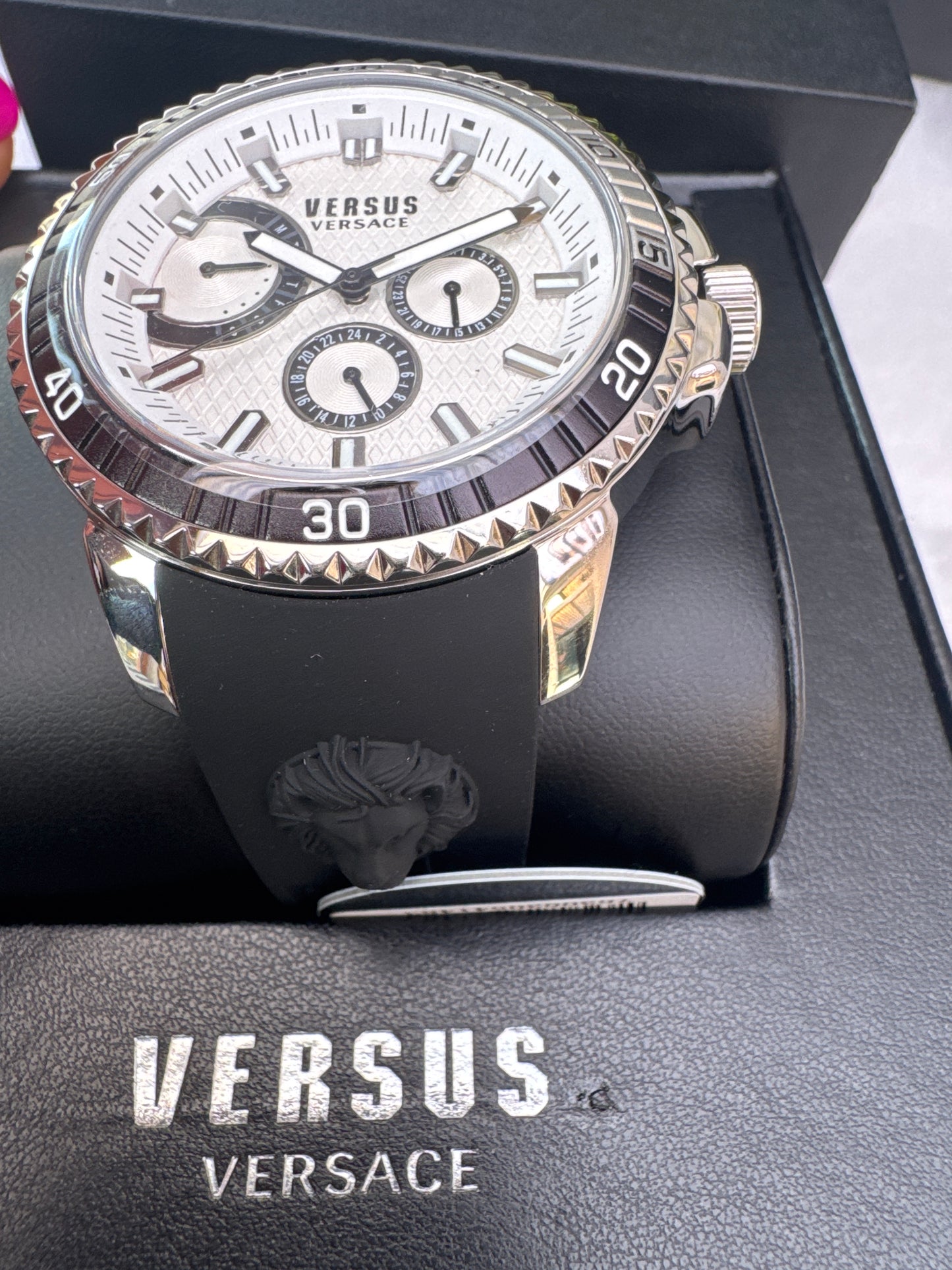 Versus Versace Chronograph Watch with Silicon Strap