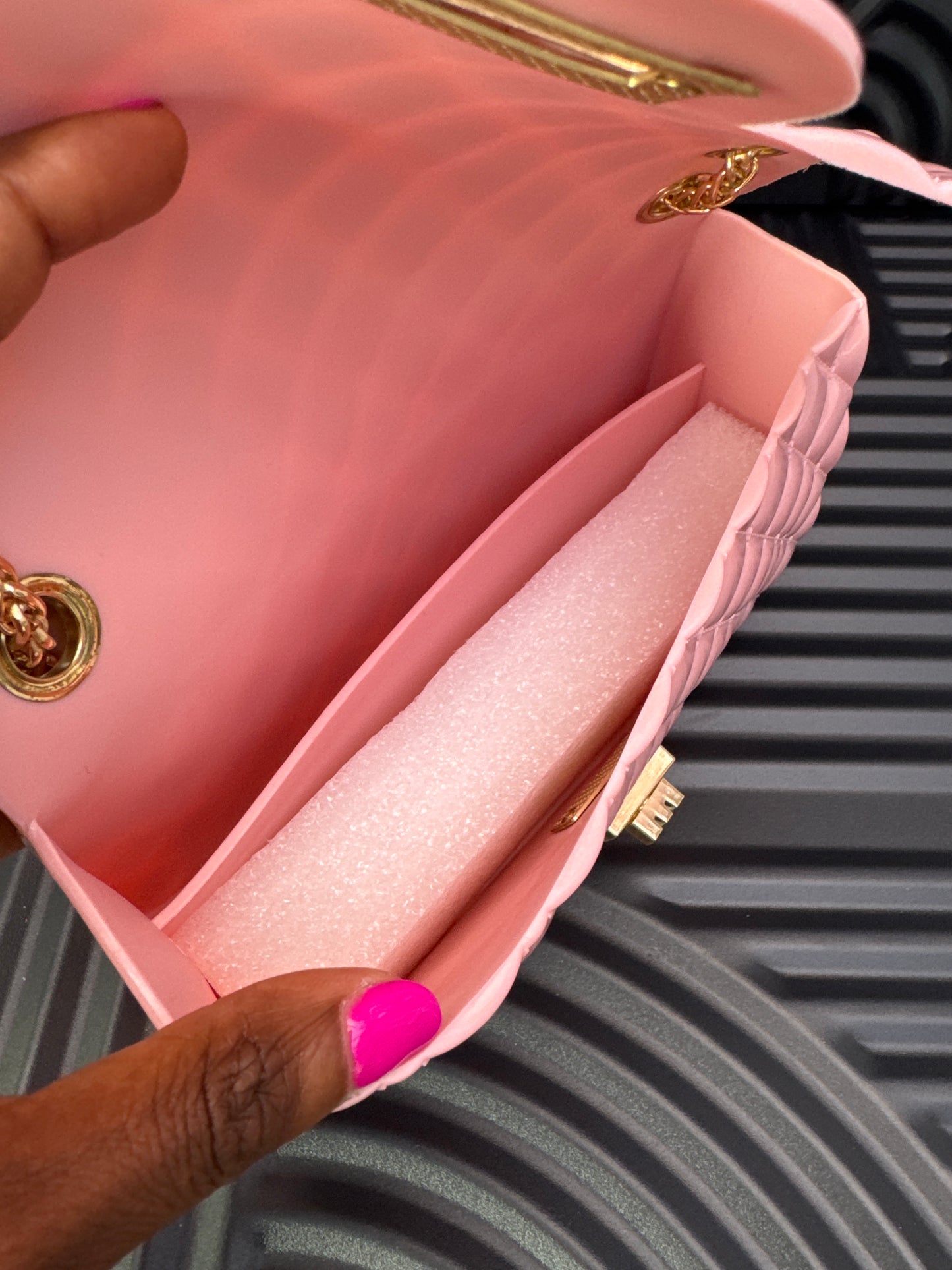 Hard Jelly Pink Bag